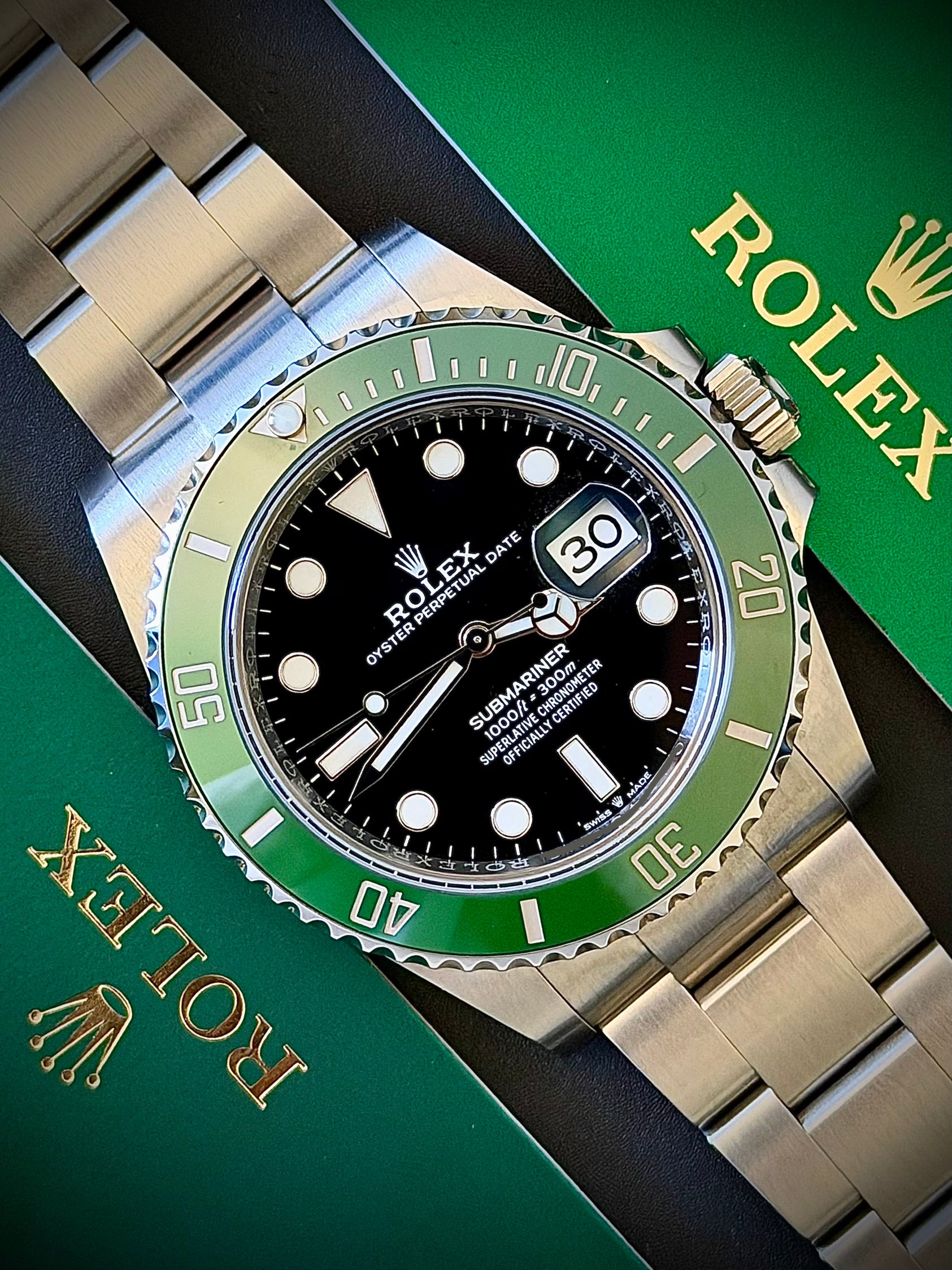 2026 ROLEX SUBMARINER DATE “STARBUCKS”, 126610LV, MINT, FULL SET, INC GST