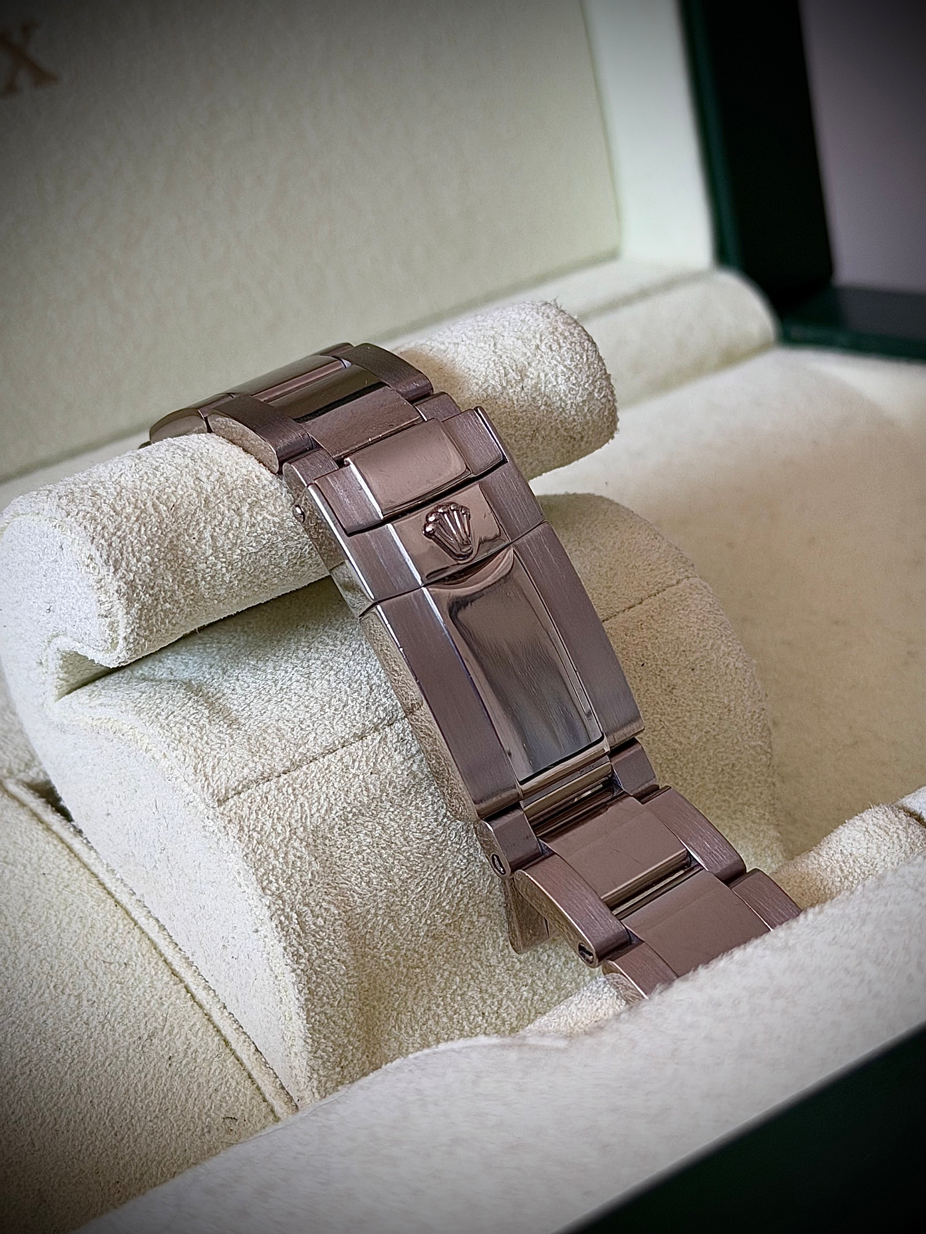 2008 ROLEX DAYTONA 18CT WHITE GOLD, 116509, FACTORY DIAMOND PAVÉ DIAL, FULL SET, INC GST