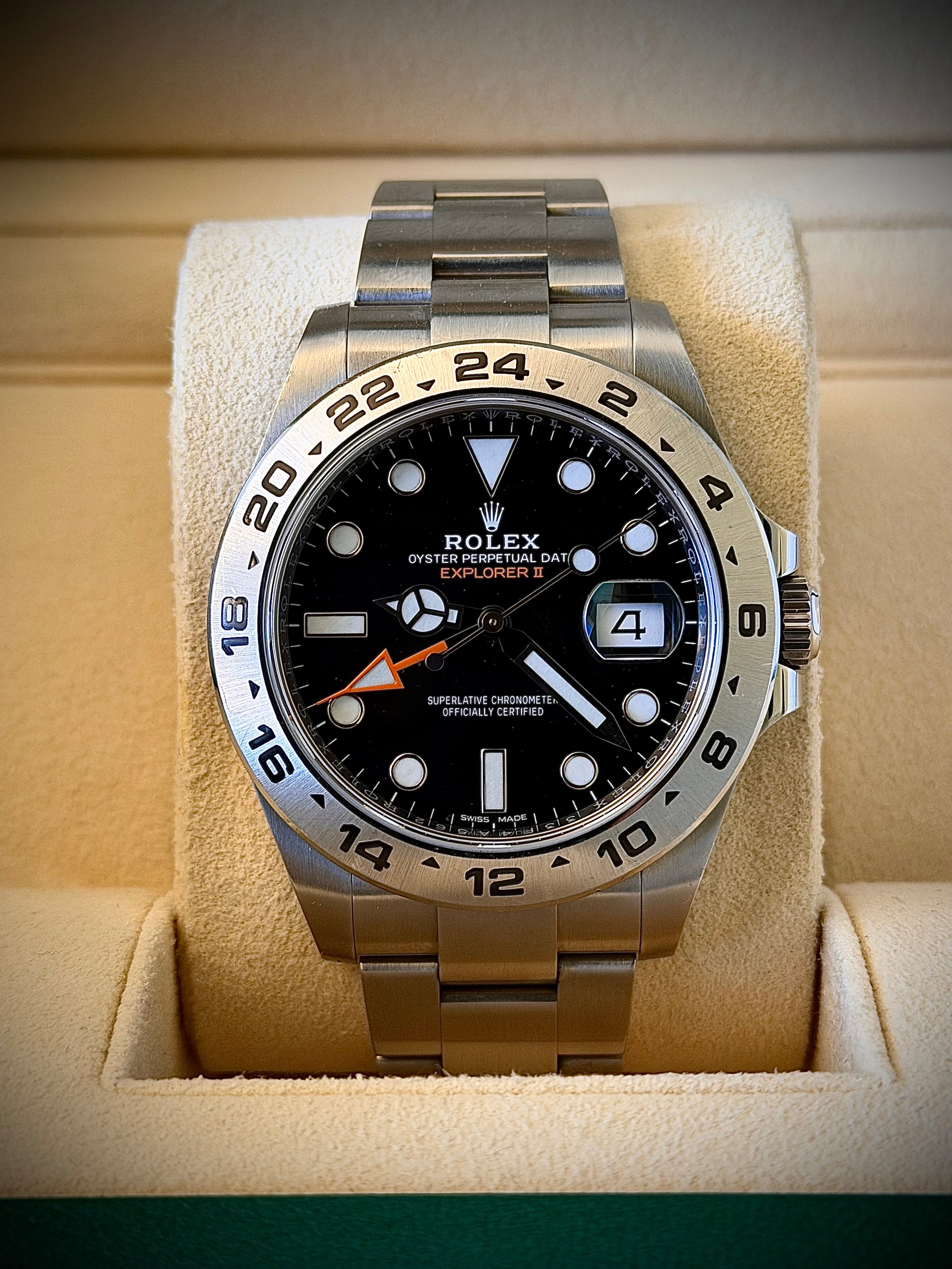 2019 ROLEX EXPLORER II, 216570, FULL SET, INC GST