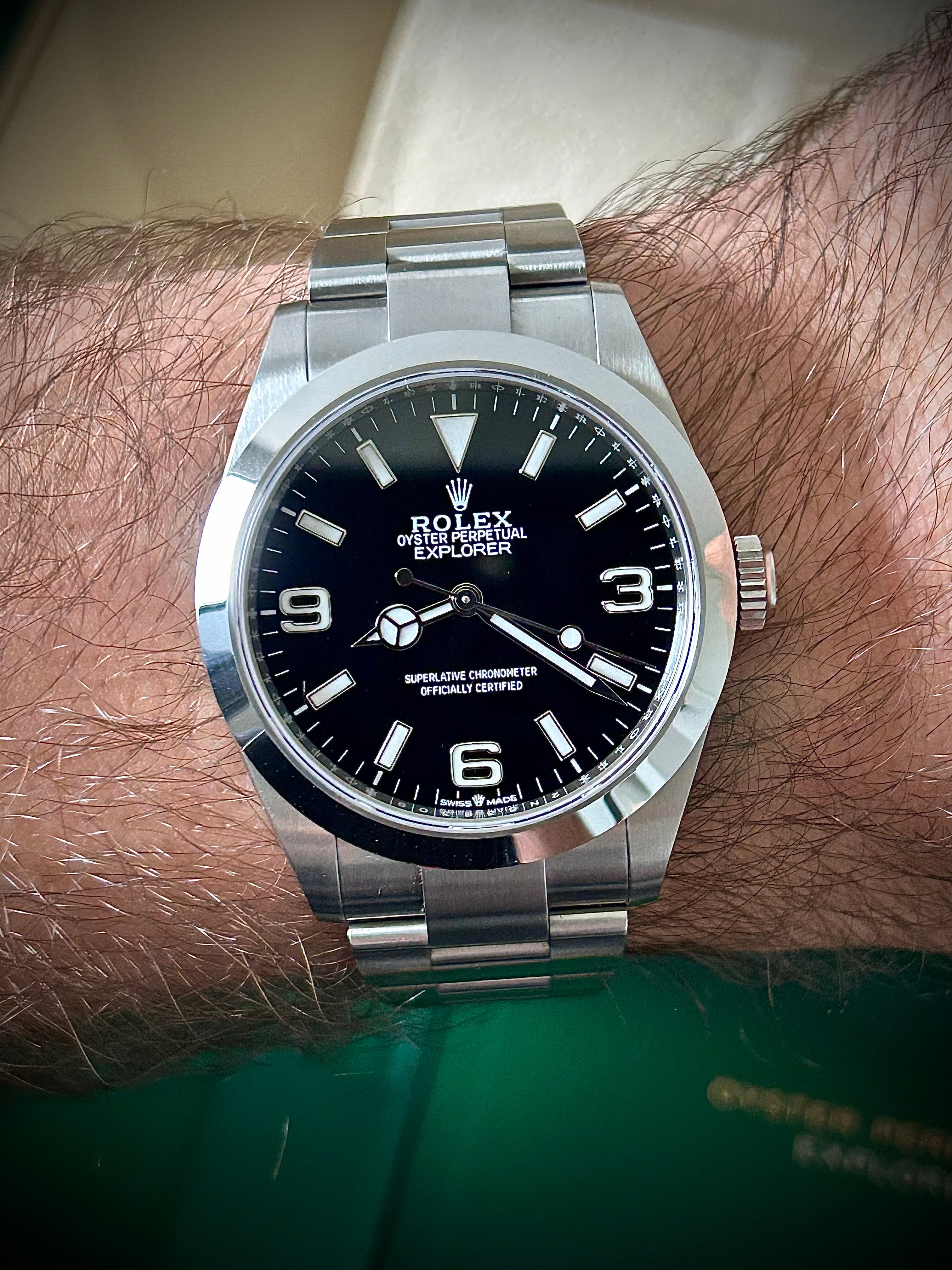 2024 ROLEX EXPLORER 40, 224270, FULL SET, INC GST