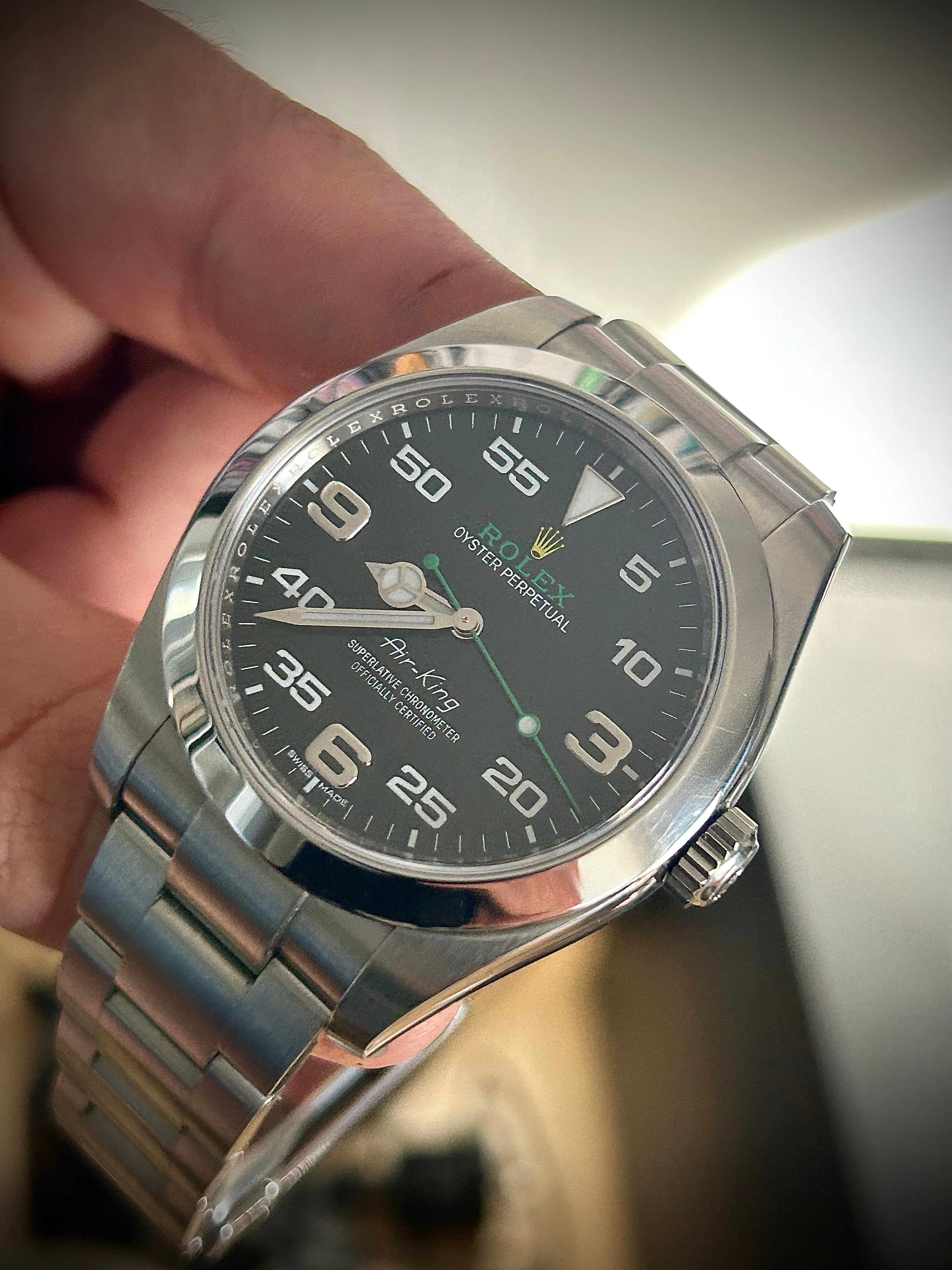 2017 ROLEX AIR KING, 116900, FULL SET, INC GST