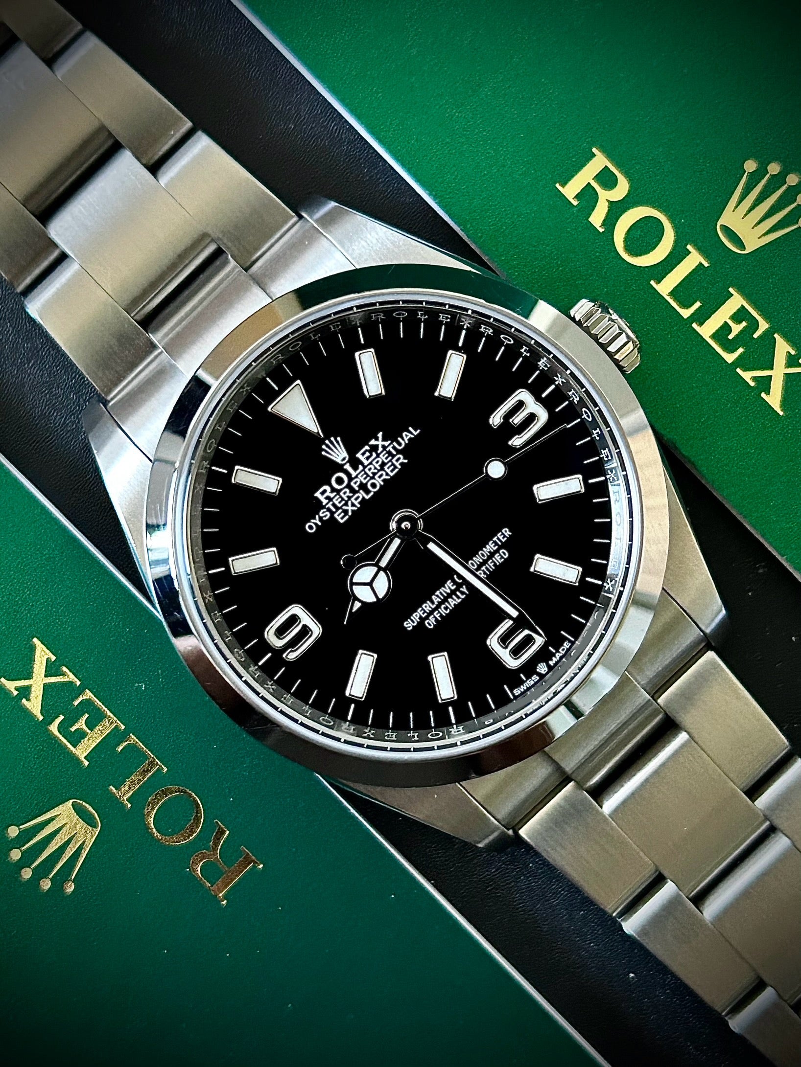 2023 ROLEX EXPLORER 36, 124270, FULL SET, INC GST