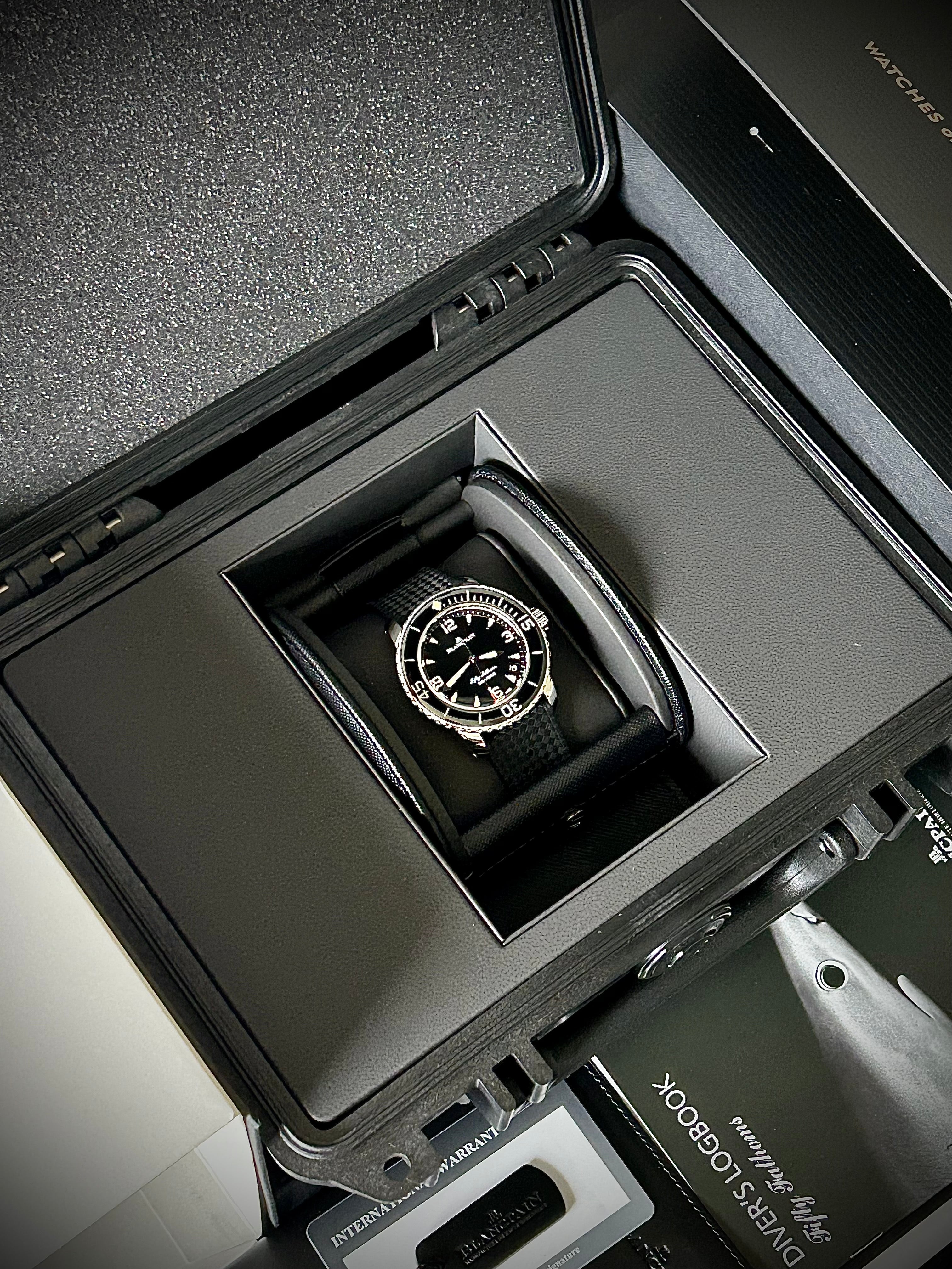 2025 BLANCPAIN FIFTY FATHOMS AUTOMATIQUE, 5010 1130 B64B, FULL SET, INC GST