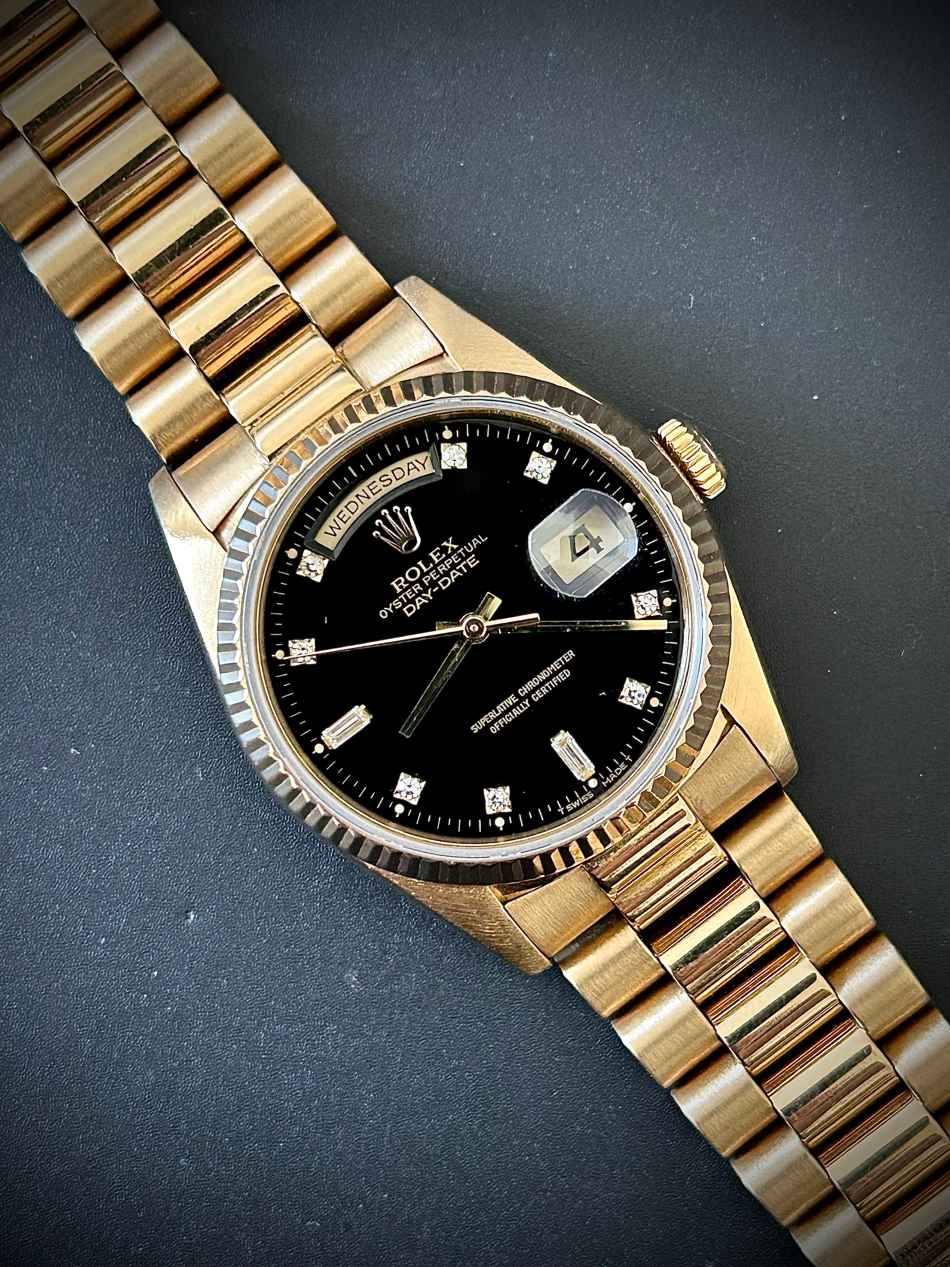 1990 ROLEX DAY DATE PRESIDENT, 18238, WATCH ONLY, INC GST