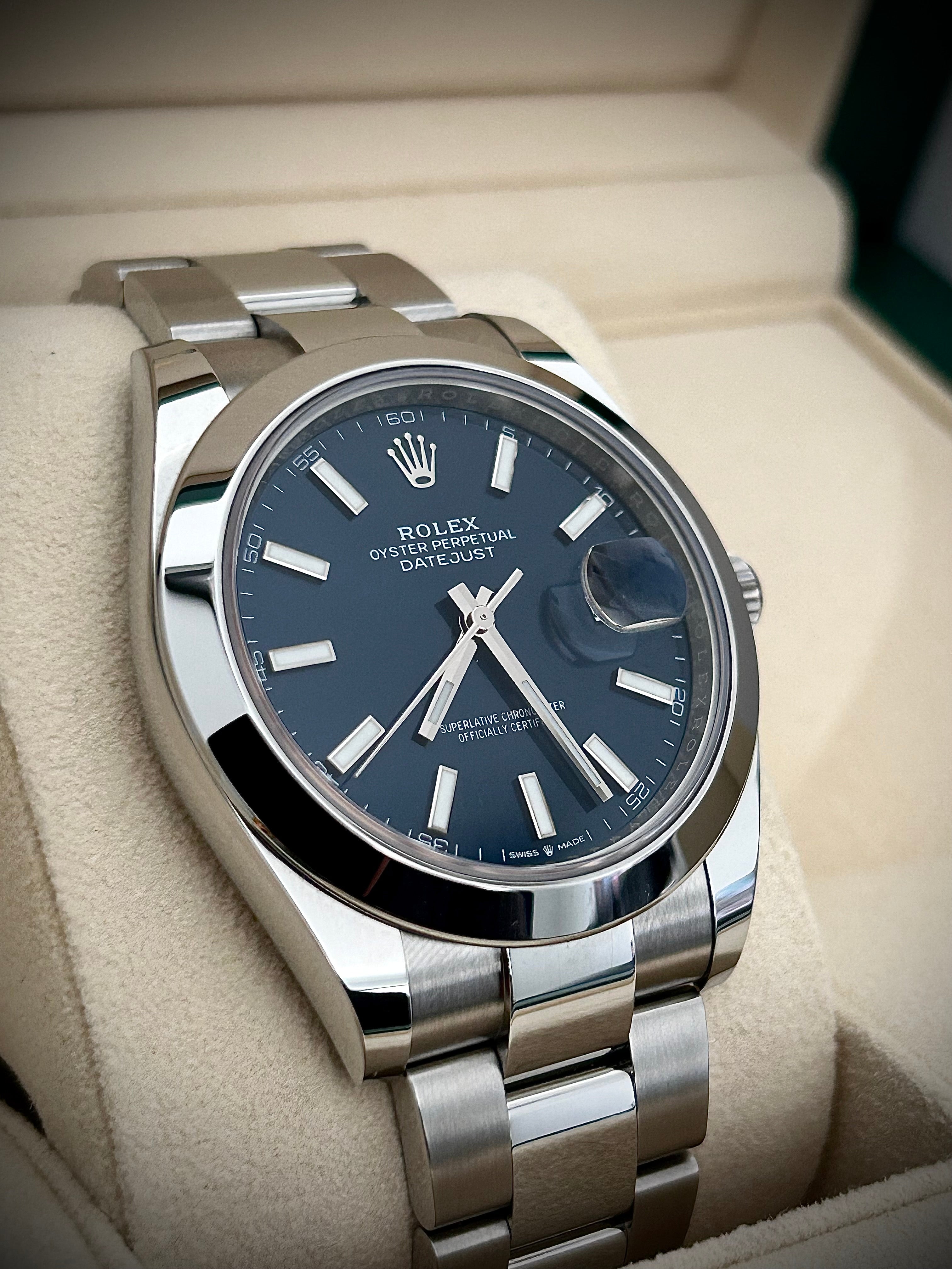 2022 ROLEX DATEJUST 41, 126300, FULL SET, INC GST