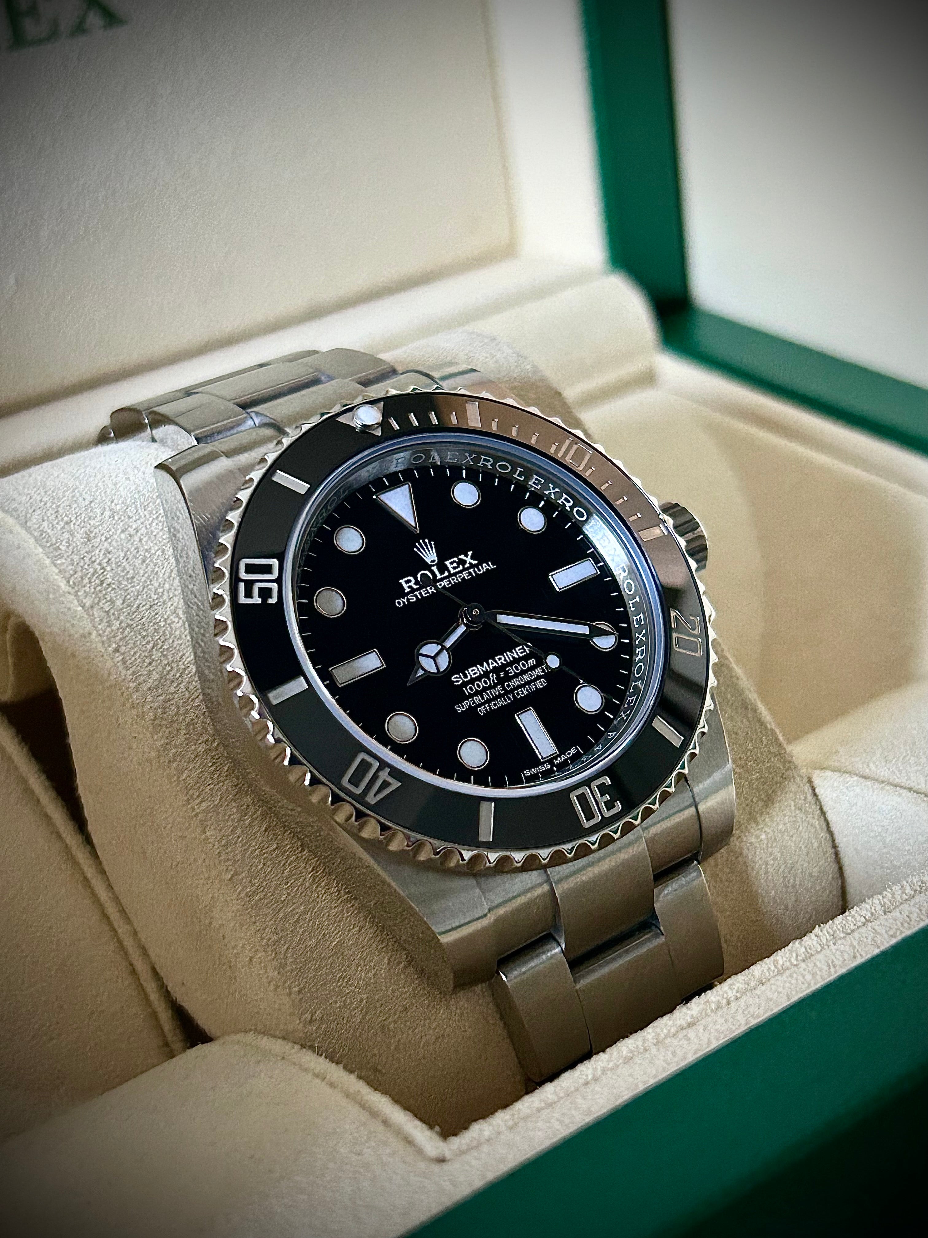 2018 ROLEX SUBMARINER NO DATE, 114060, FULL, INC GST