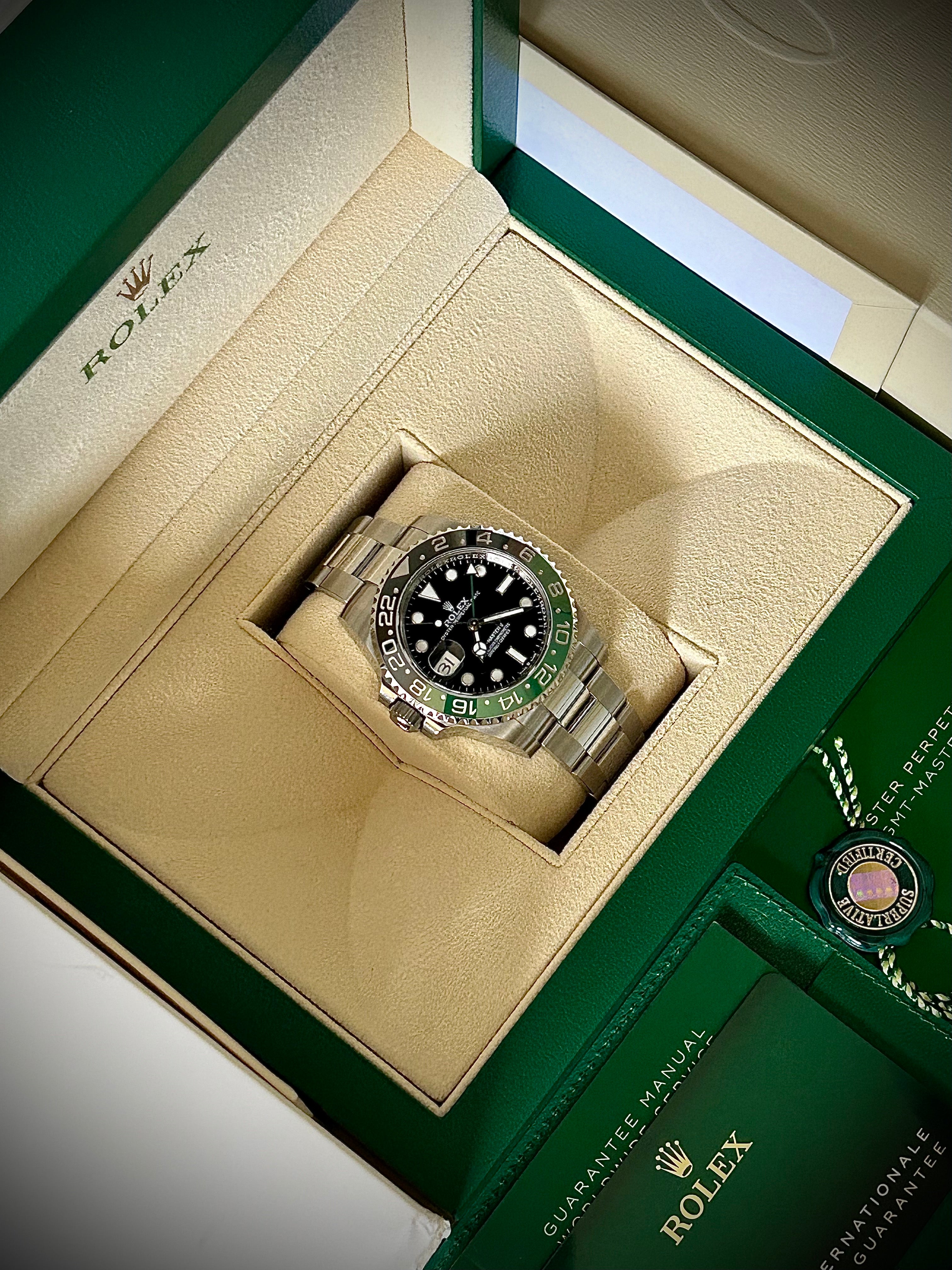 2024 ROLEX GMT-MASTER II “SPRITE”, FULL SET, INC GST