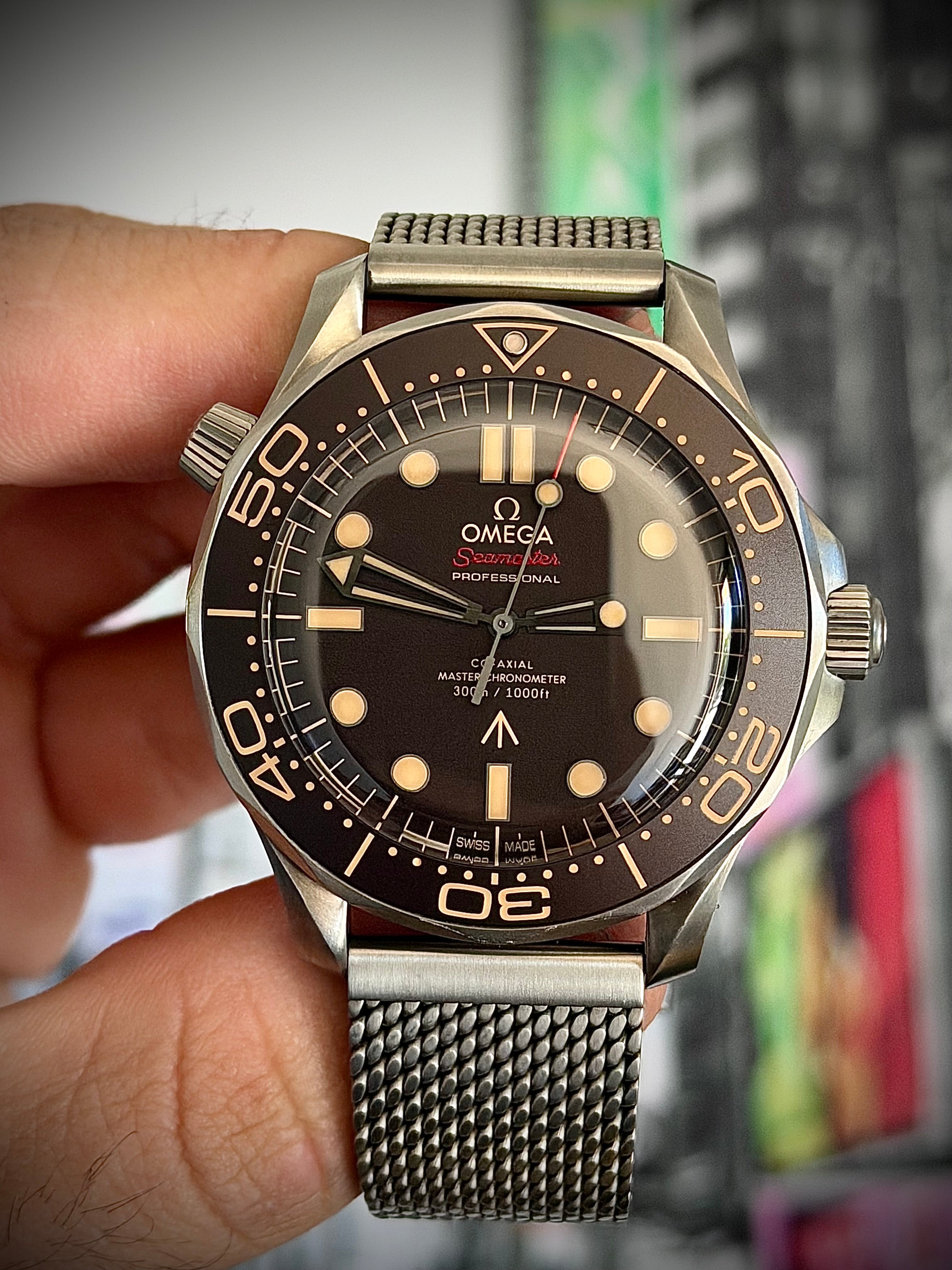 2024 OMEGA SEAMASTER 007 BOND, NO TIME TO DIE, FULL SET, INC GST