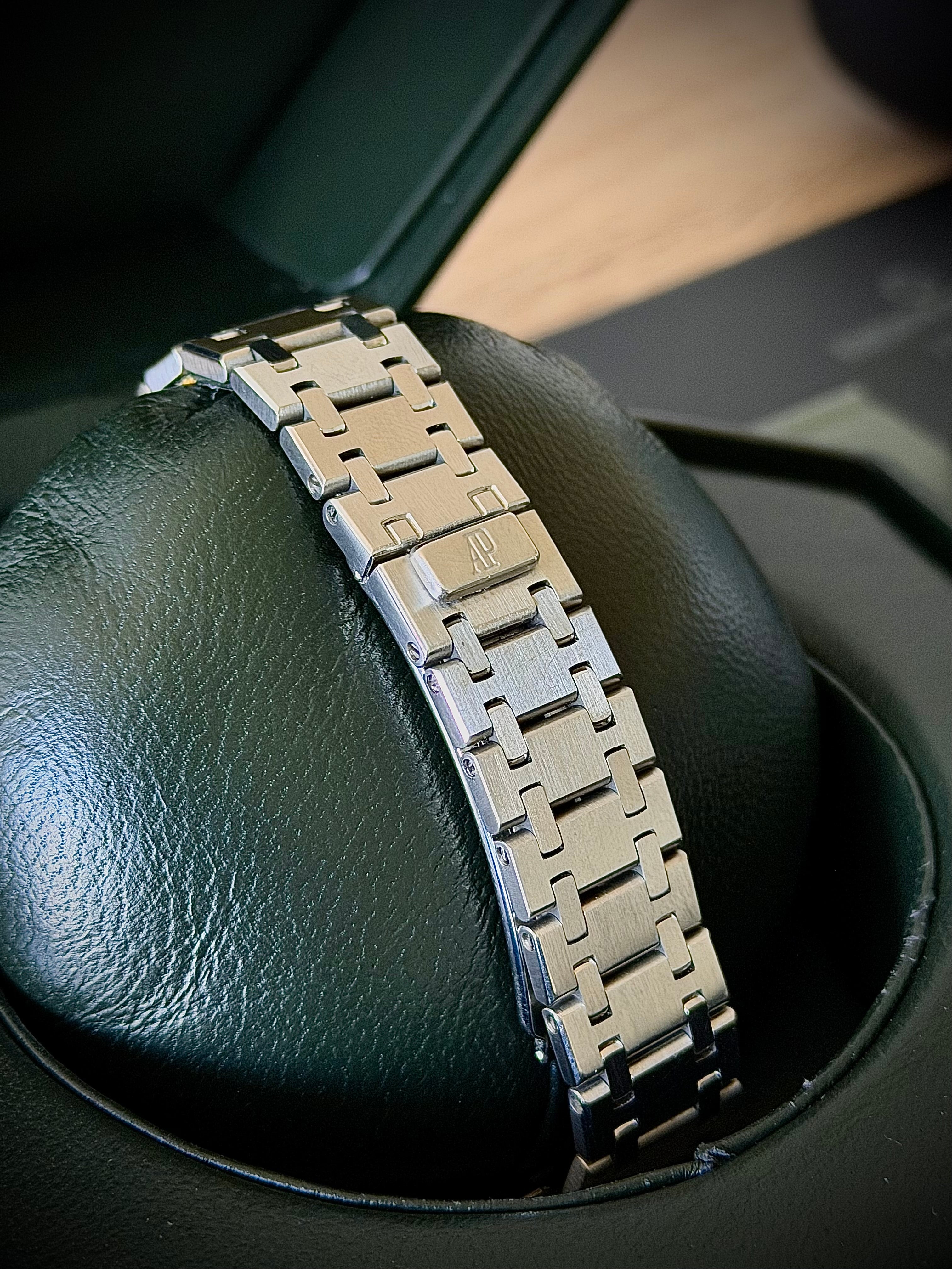 1999 AUDEMARS PIGUET ROYAL OAK 14790ST 36MM SALMON DIAL, FULL SET, INC GST