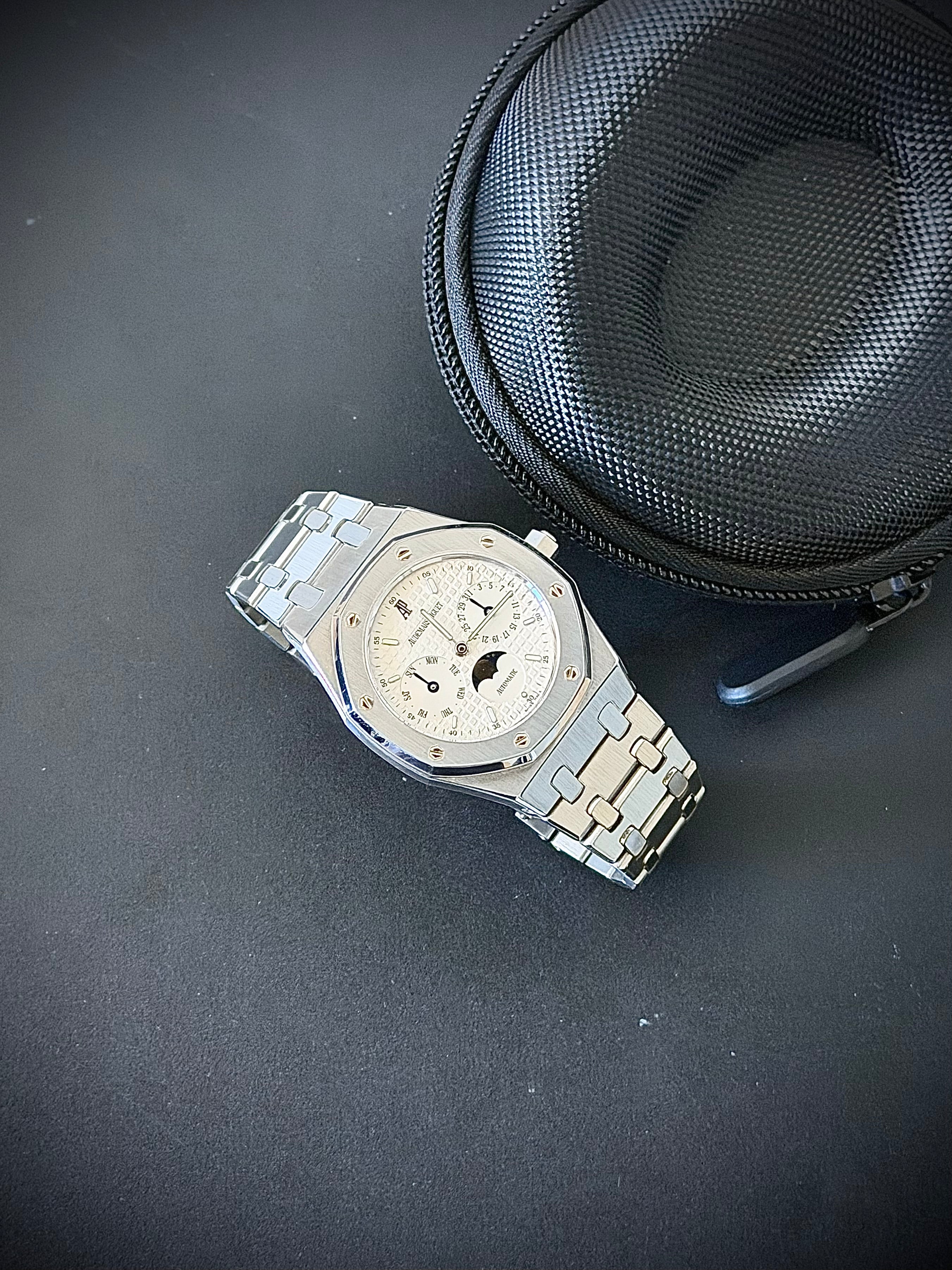 CIRCA 2004 AUDEMARS PIGUET ROYAL OAK 36MM MOONPHASE MK2, 25594ST, WATCH ONLY, INC GST