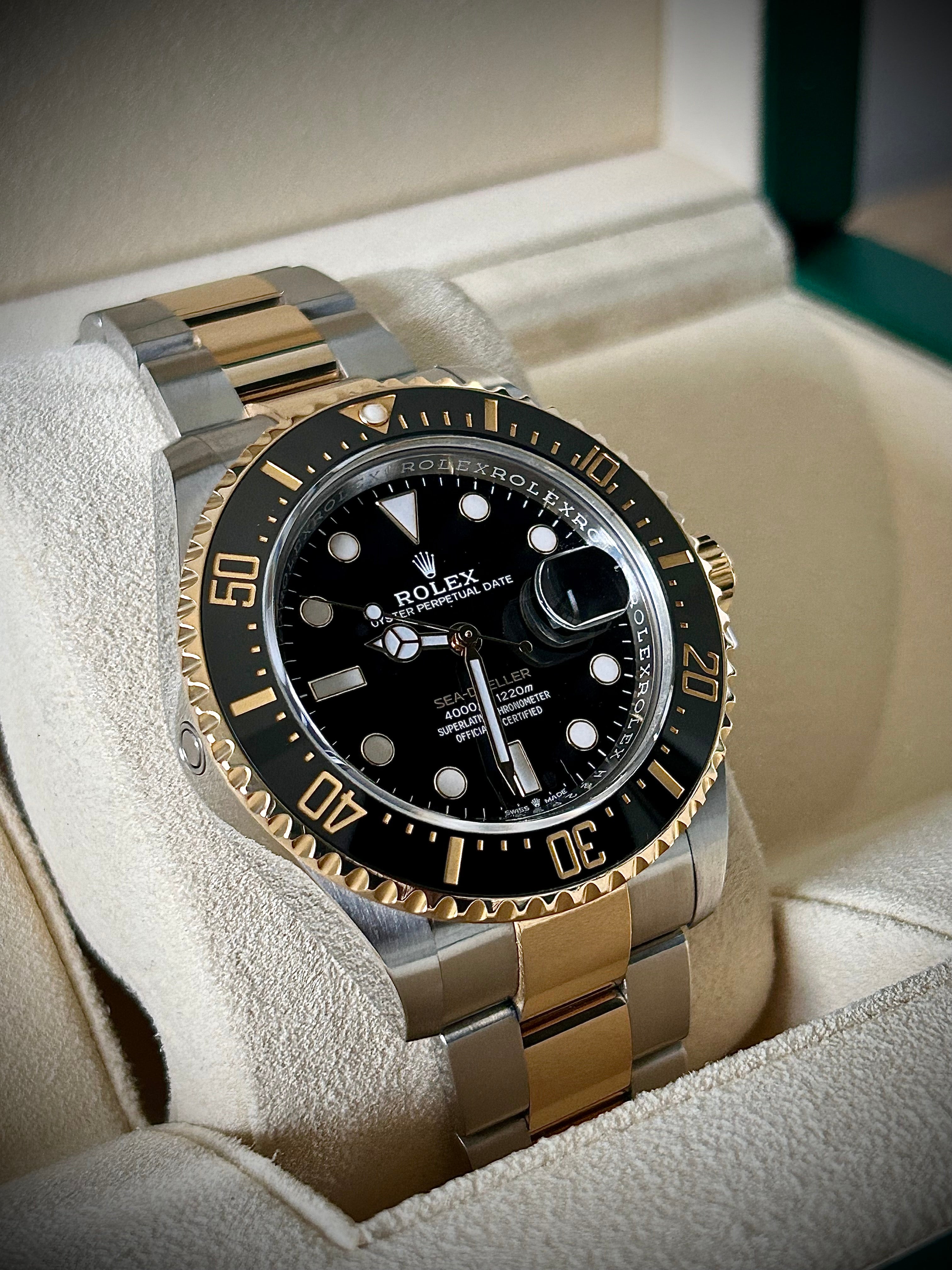 2019 ROLEX SEA DWELLER, TWO TONE, 126603, FULL SET, INC GST