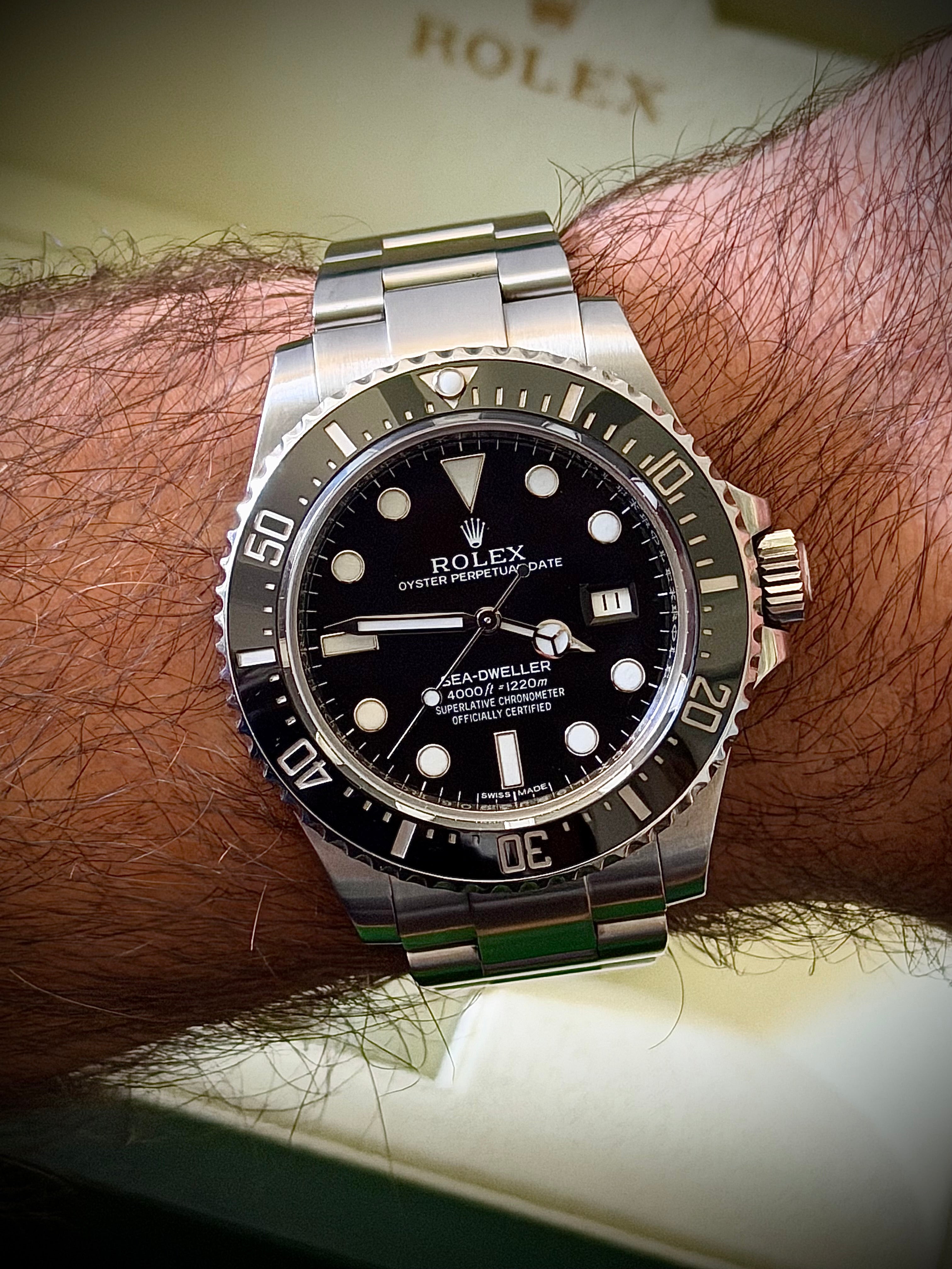 2016 ROLEX SEA-DWELLER 4000, 116600, FULL SET, INC GST