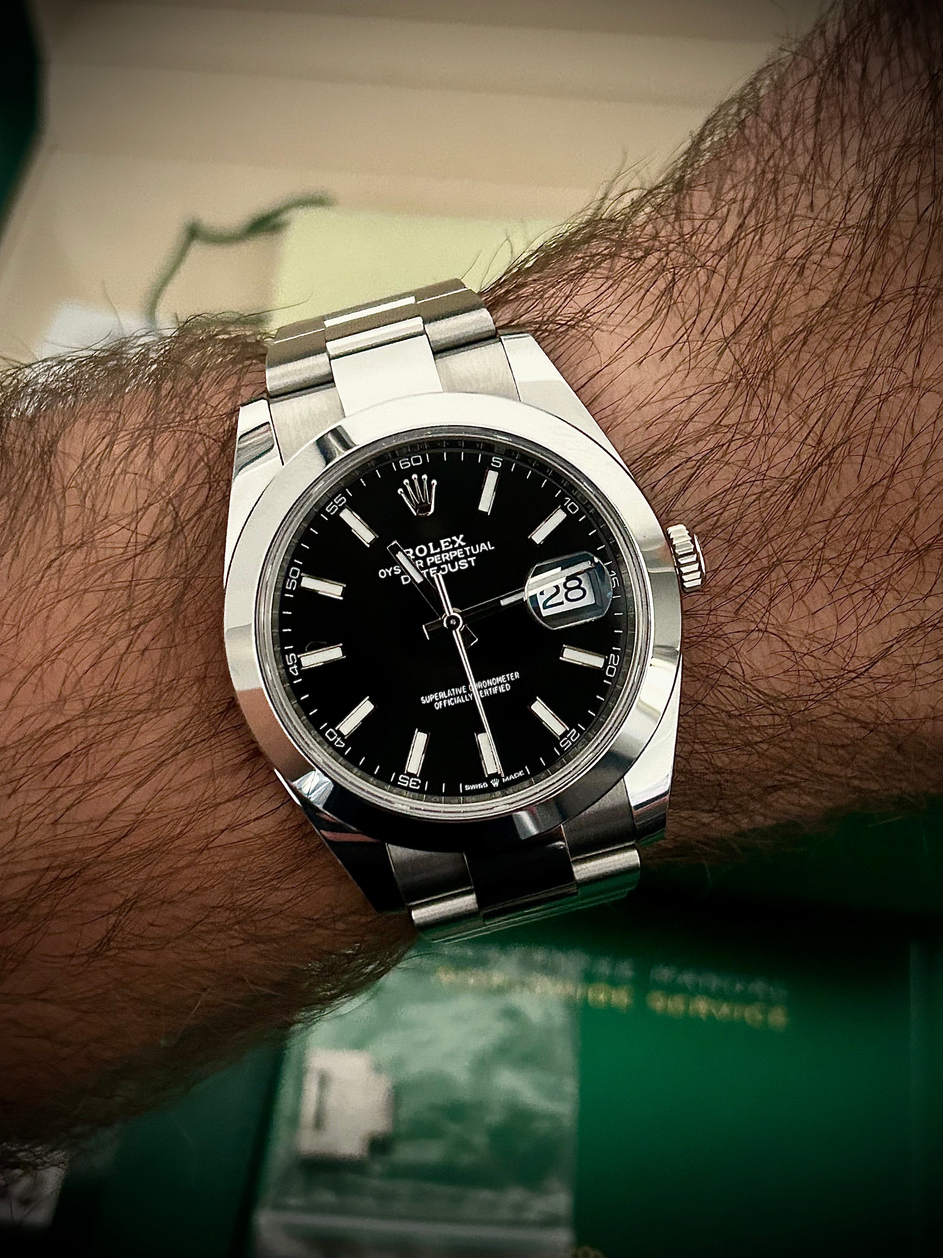 2022 ROLEX DATEJUST 41, 126300, FULL SET, INC GST