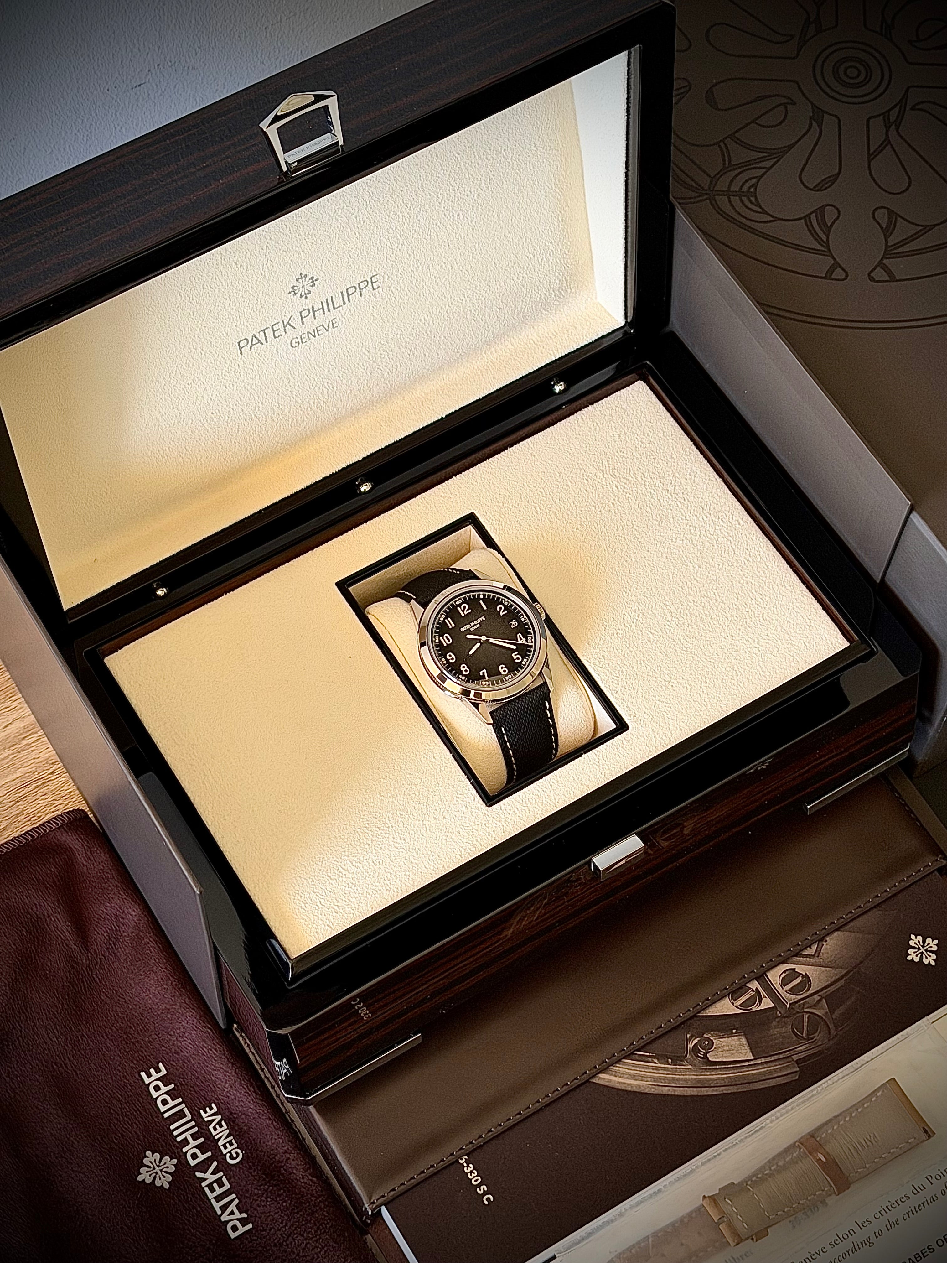 2023 PATEK PHILIPPE CALATRAVA, 5226G-001, FULL SET, MINT CONDITION, INC GST