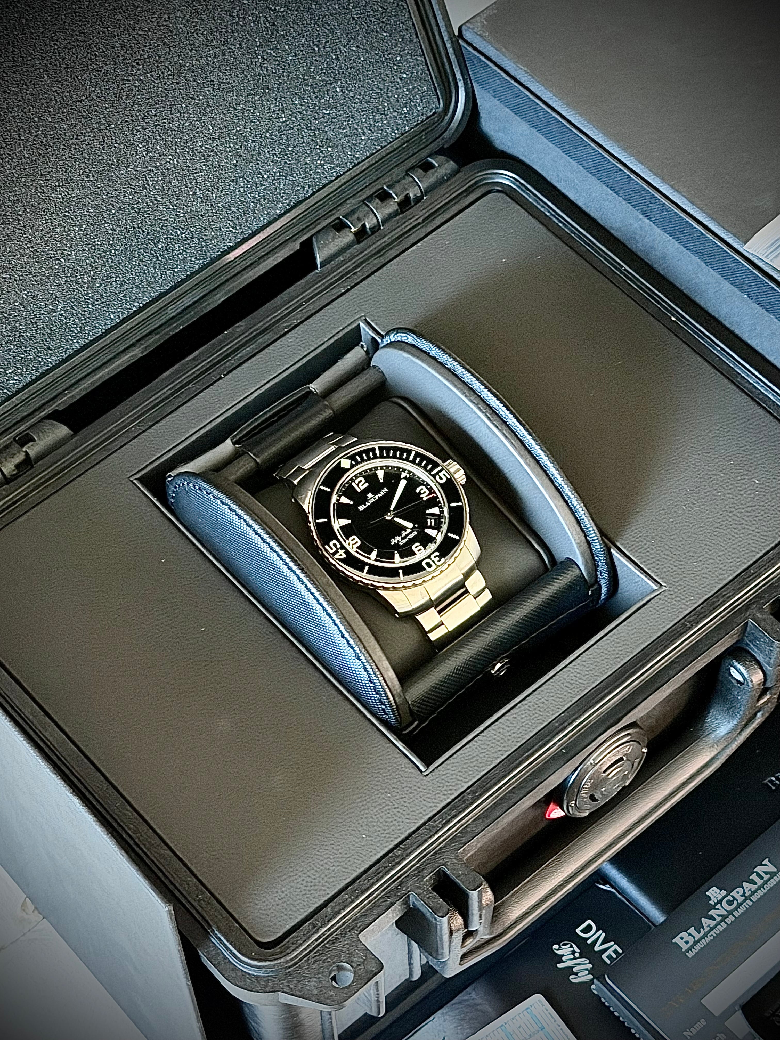 2024 BLANCPAIN FIFTY FATHOMS AUTOMATIQUE, 5015 12B30 98B, FULL SET, INC GST