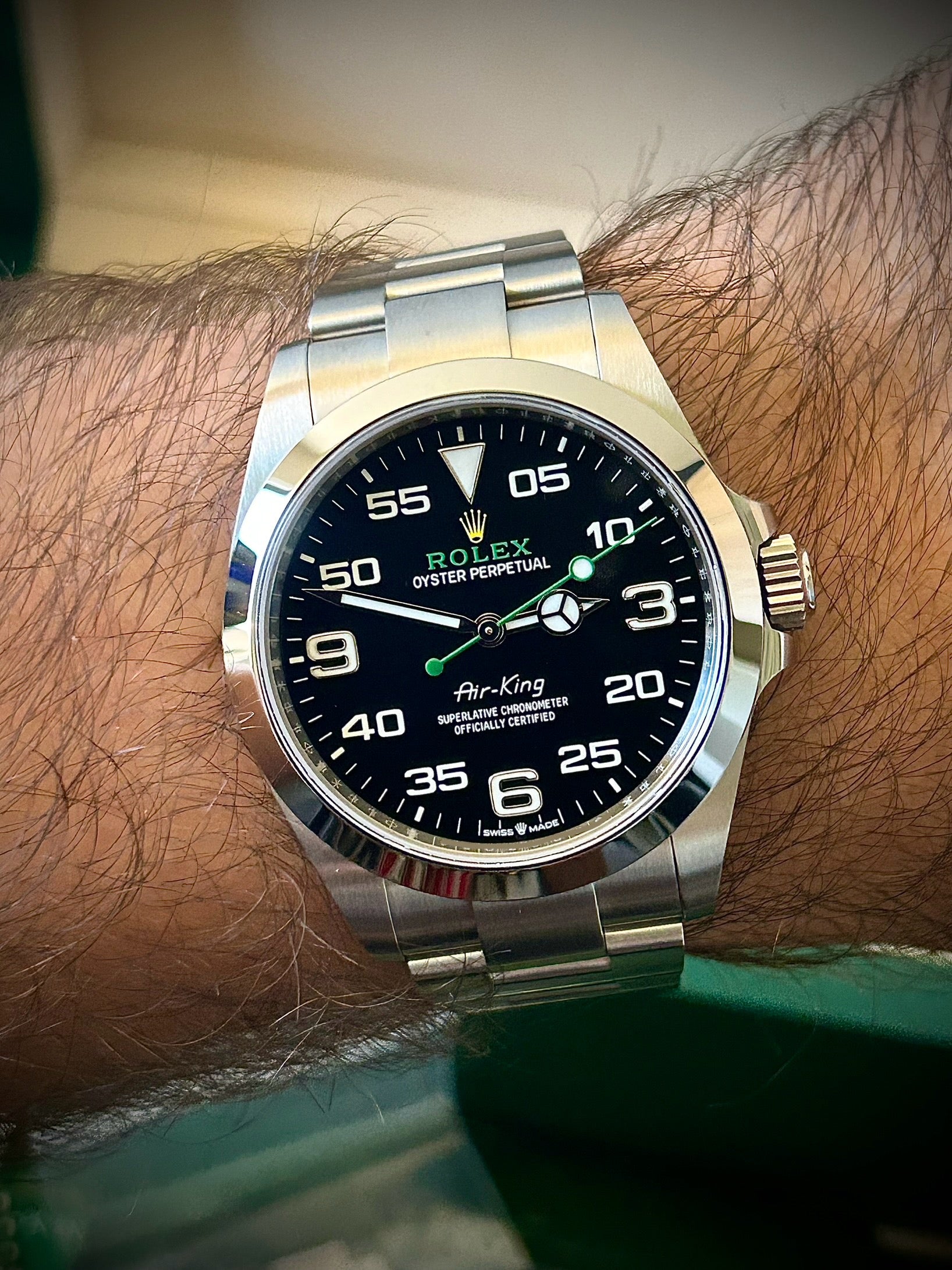 2023 ROLEX AIR KING, 126900, FULL SET, INC GST