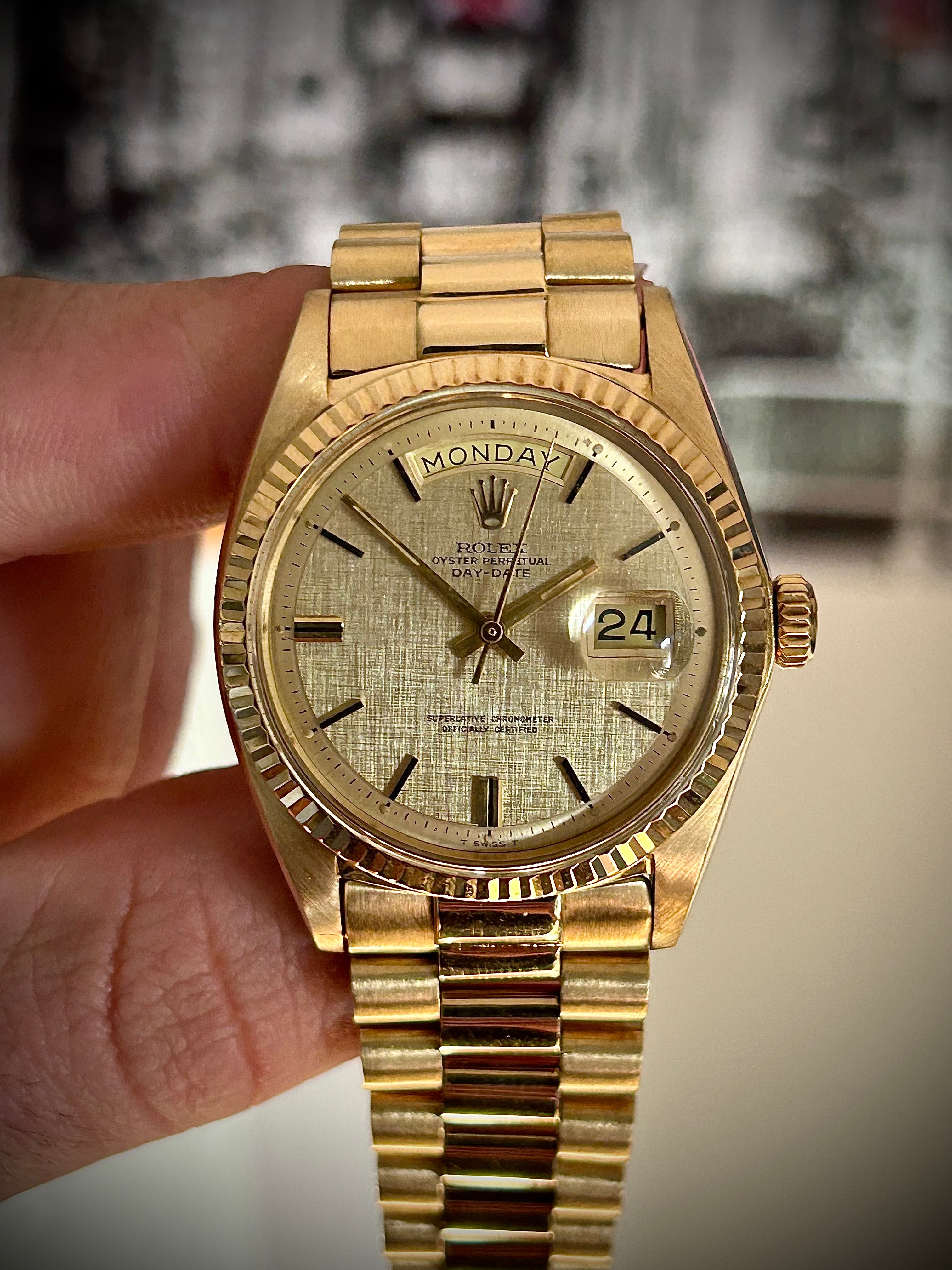 1971 ROLEX DAY DATE PRESIDENT, 1803, WATCH ONLY, INC GST
