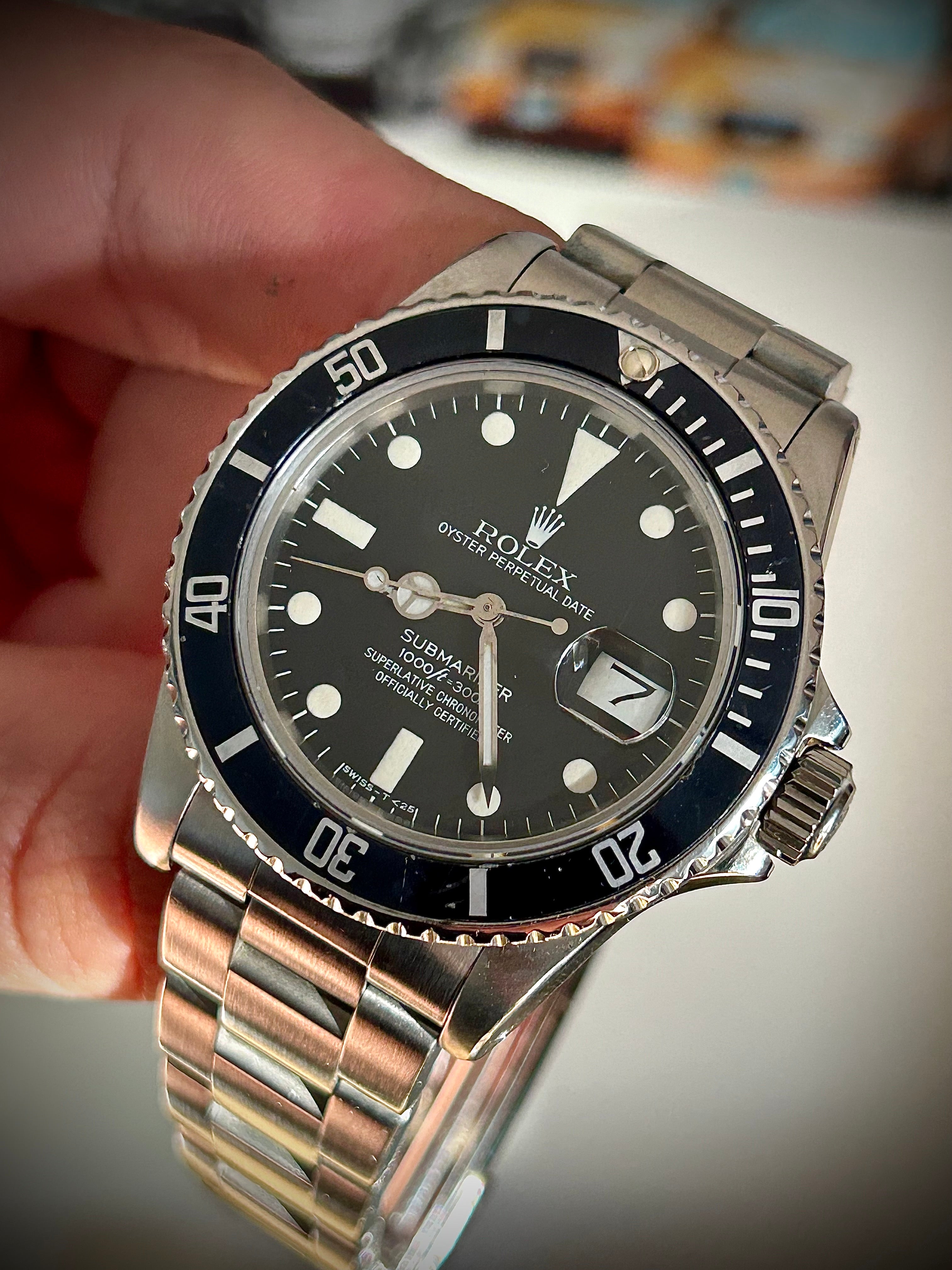 1984 ROLEX SUBMARINER DATE, 16800, WATCH ONLY, INC GST