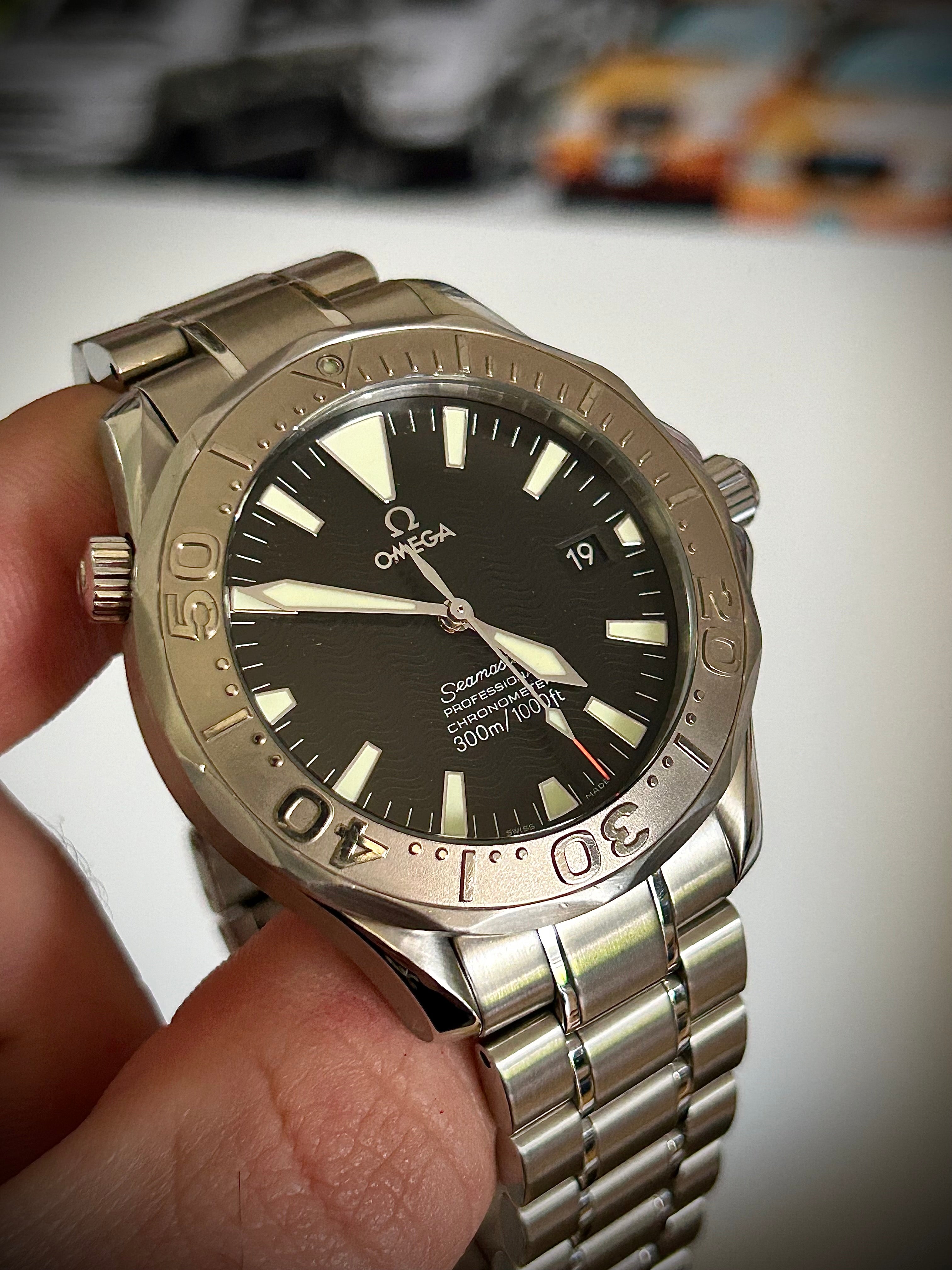 2006 OMEGA SEAMASTER 300, 2230.50, FULLY SERVICED, FULL SET, INC GST