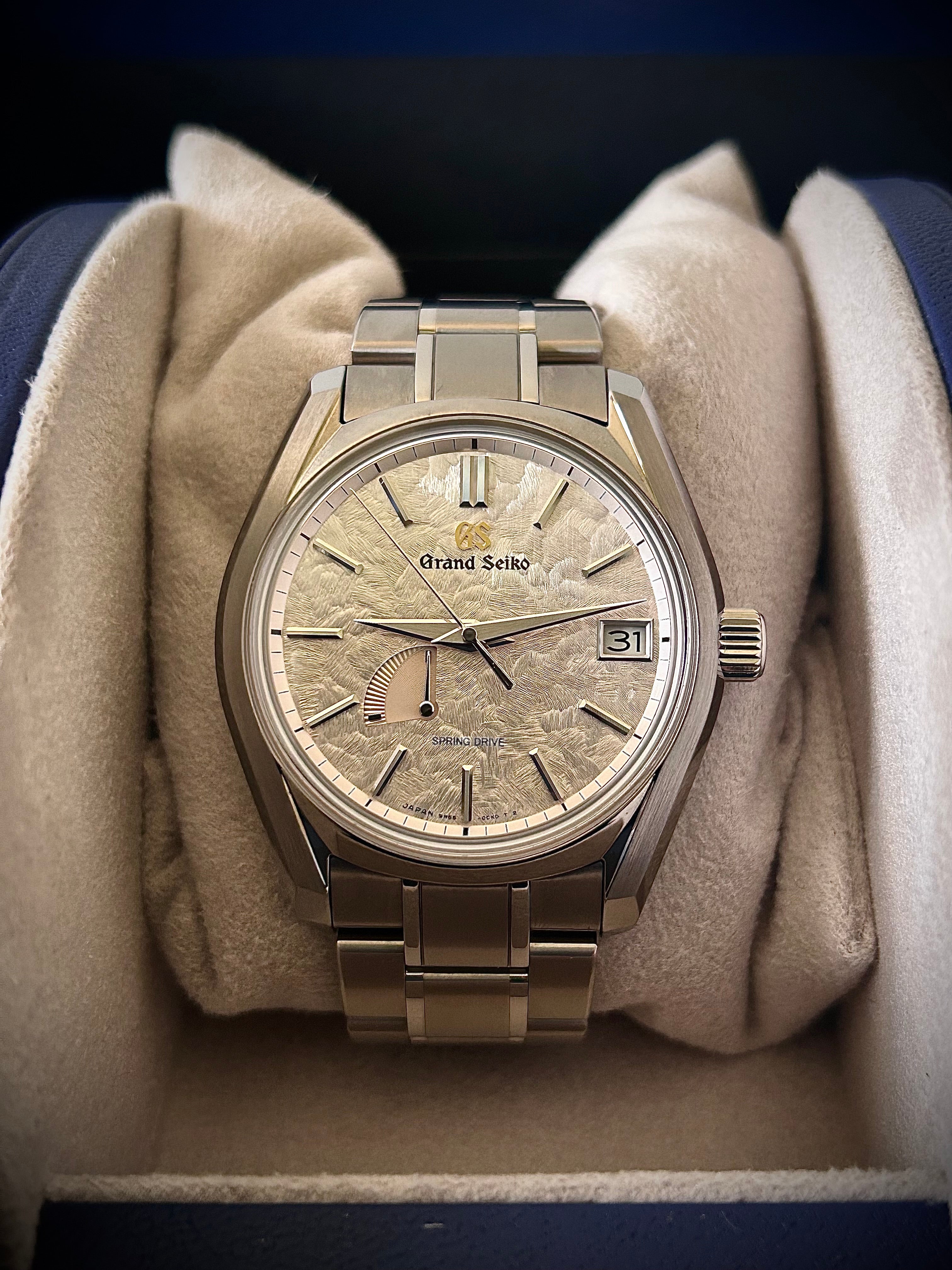 2024 GRAND SEIKO HERITAGE SPRING DRIVE, SHUNBUN, SBGA413, FULL SET, INC GST