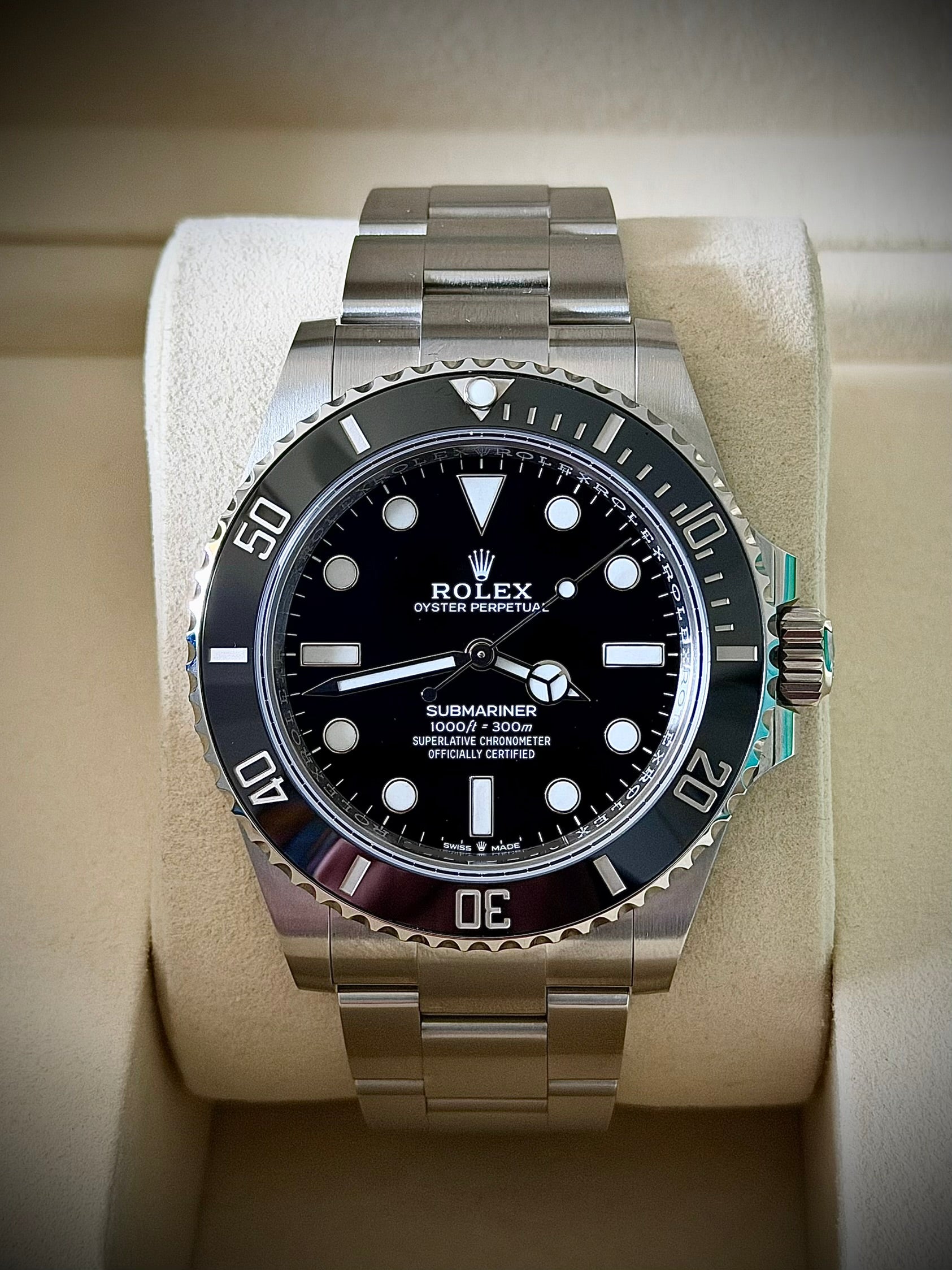 2026 ROLEX SUBMARINER NO-DATE, 124060, FULL SET, INC GST