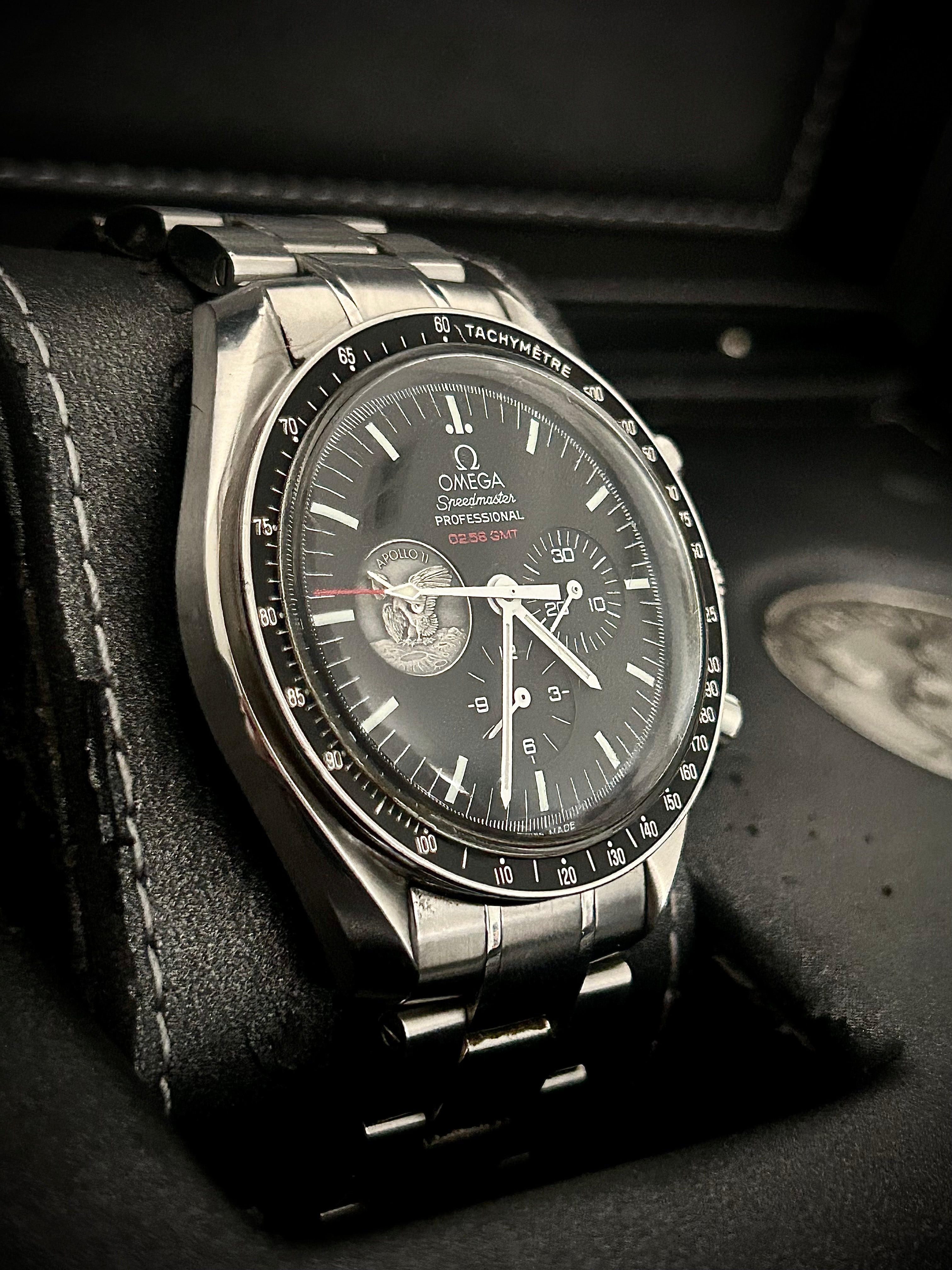 2009 OMEGA SPEEDMASTER MOONWATCH APOLLO 11, FULL SET, INC GST