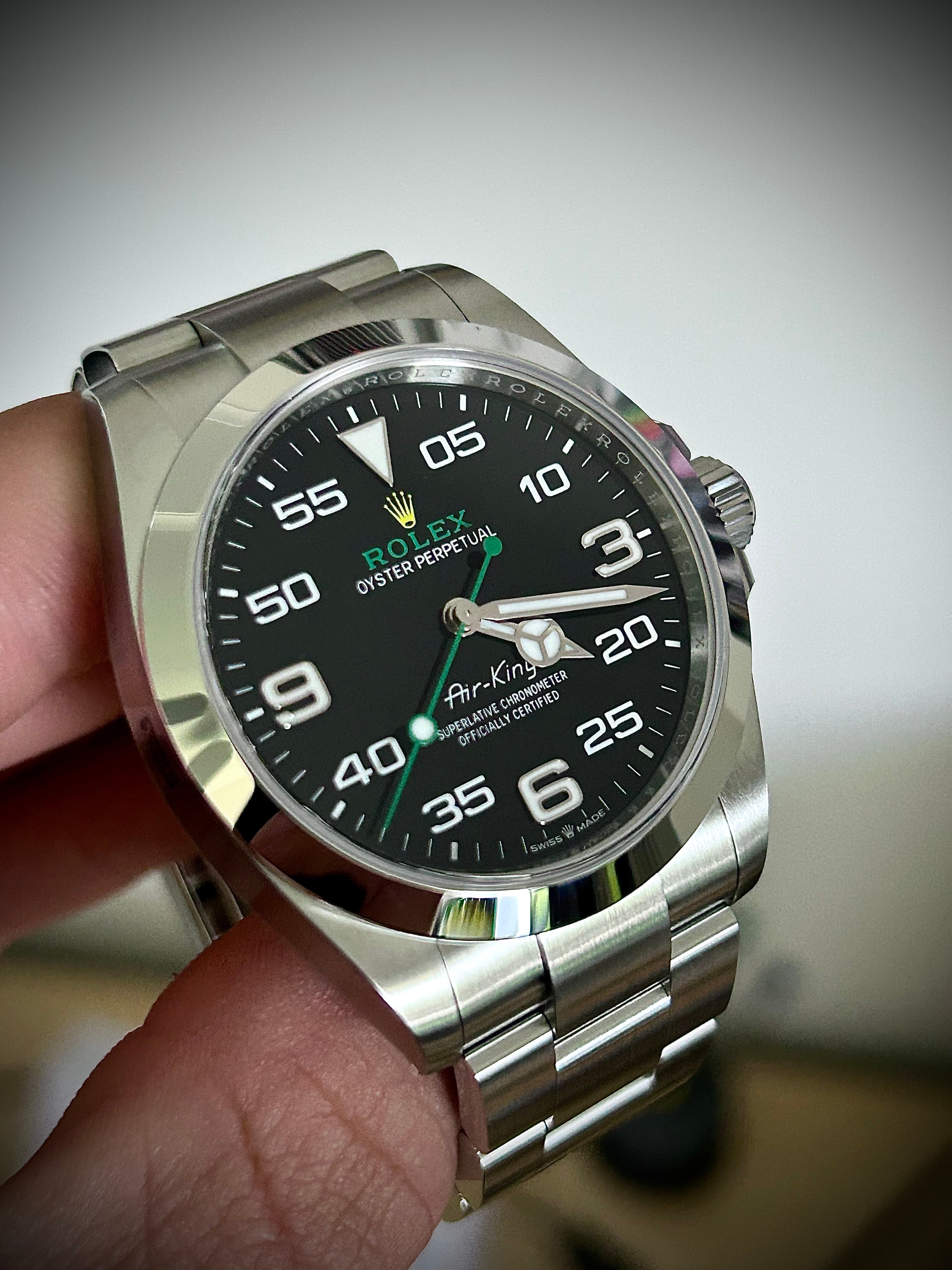 2024 ROLEX AIR KING, 126900, BNIB, FULL SET, INC GST