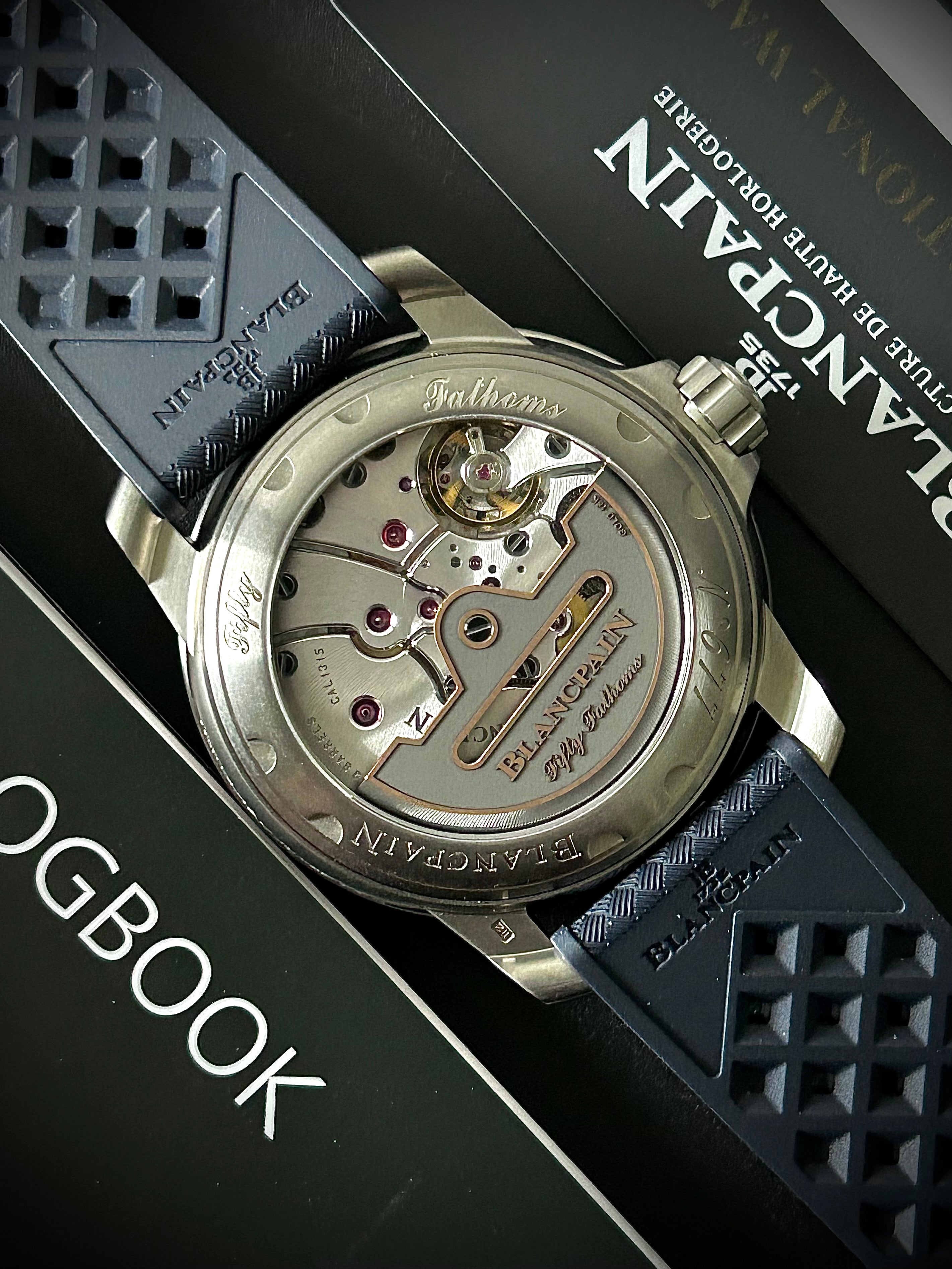 2025 BLANCPAIN FIFTY FATHOMS BATHYSCAPHE, 5010 12B40 O64B, BLUE DIAL, FULL SET, INC GST