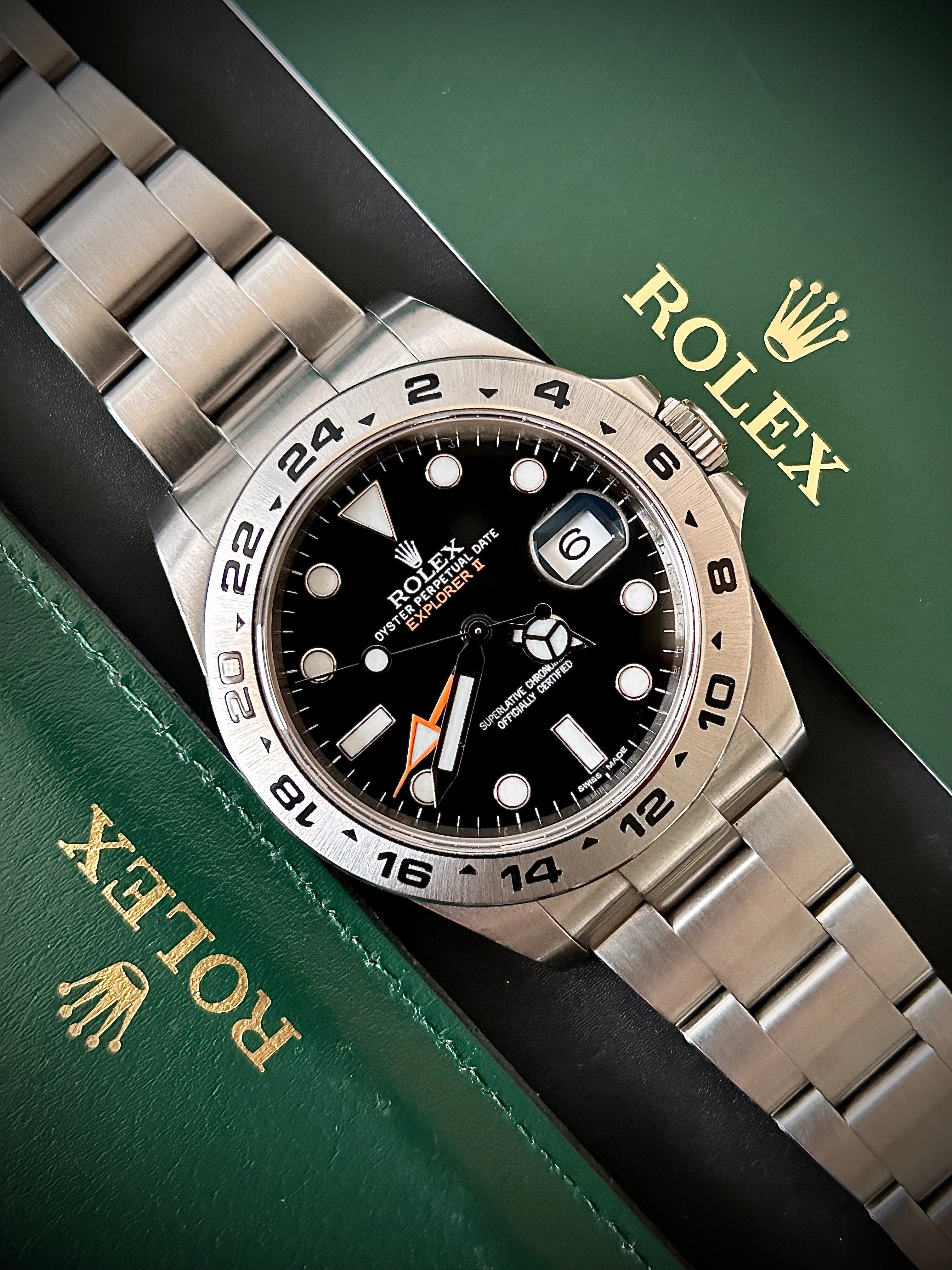 2016 ROLEX EXPLORER II, 216570, BOX AND PAPERS, INC GST