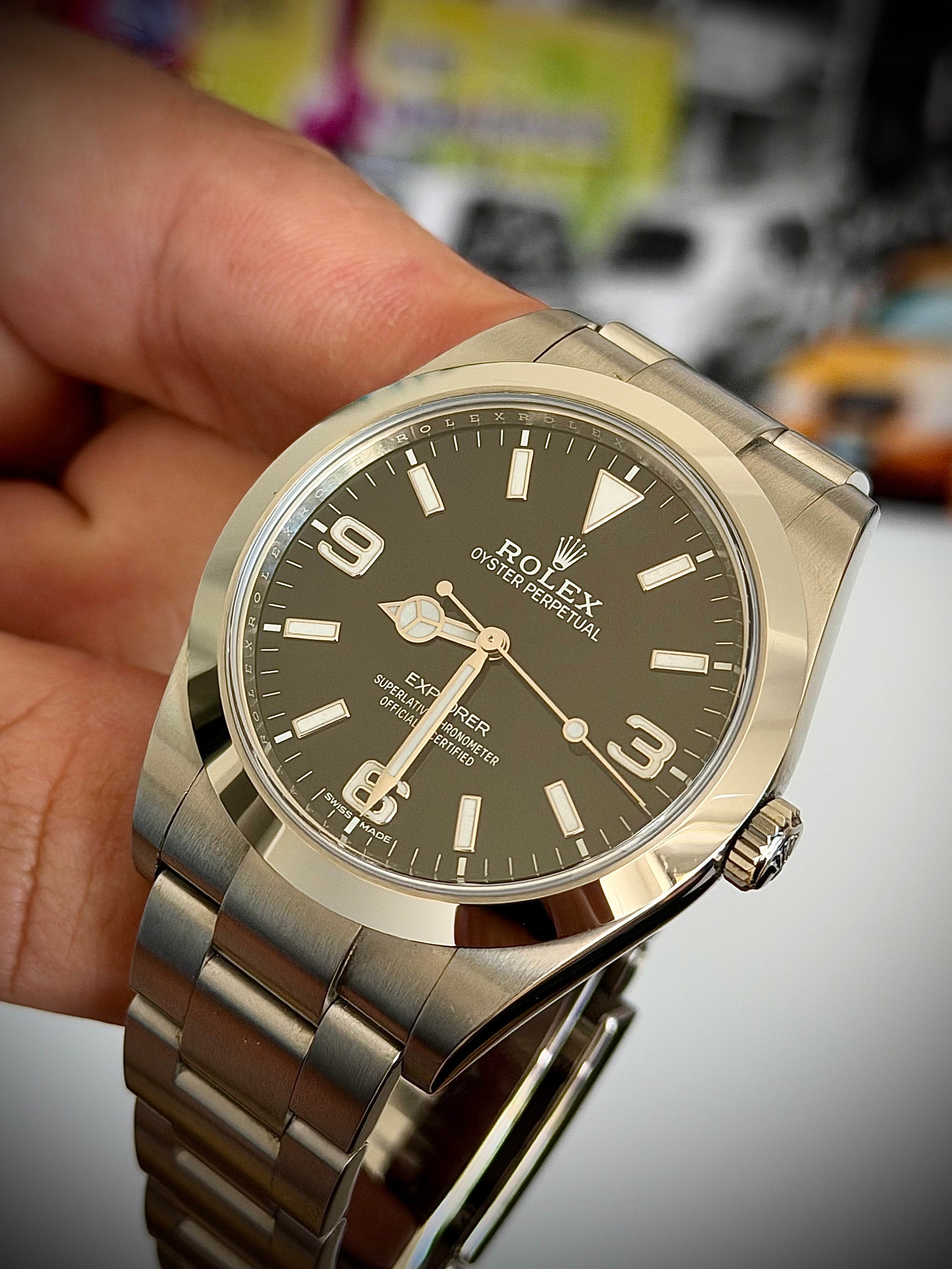 2018 ROLEX EXPLORER 39, 214270, FULL SET, INC GST