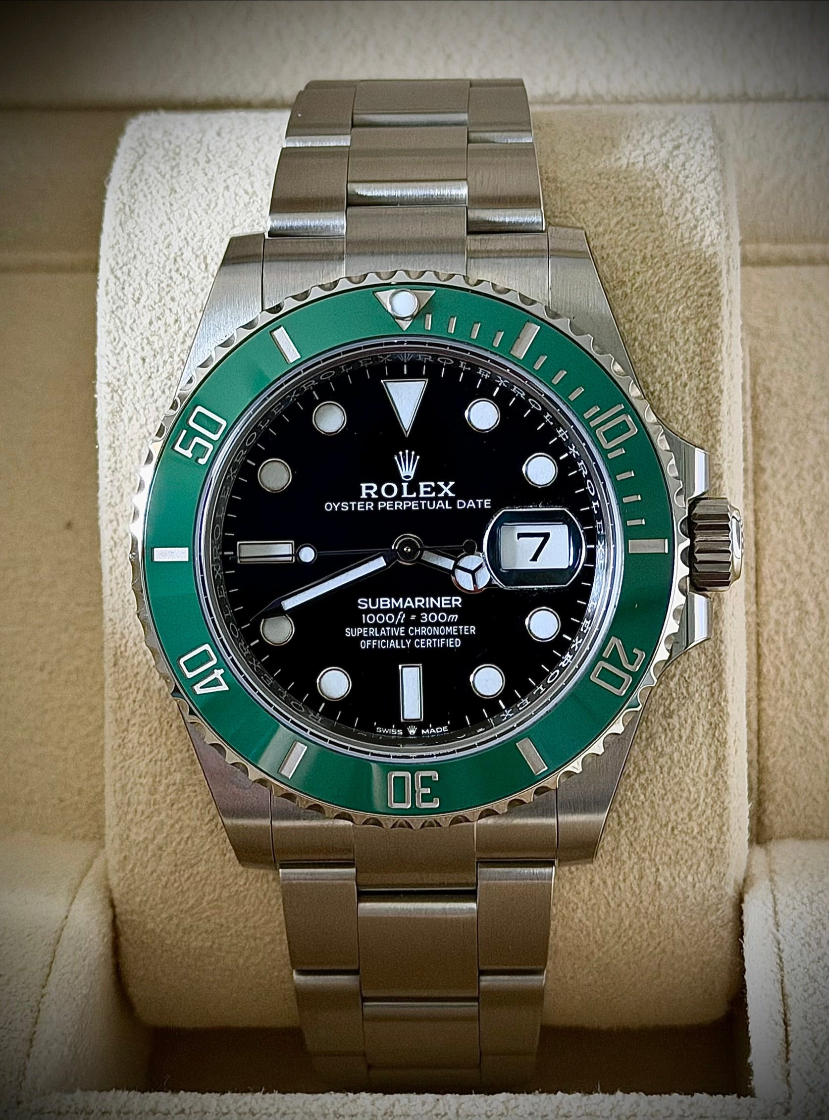 2022 ROLEX SUBMARINER DATE “STARBUCKS”, 126610LV, BRAND NEW, FULLY FACTORY STICKERED, FULL SET, INC GST