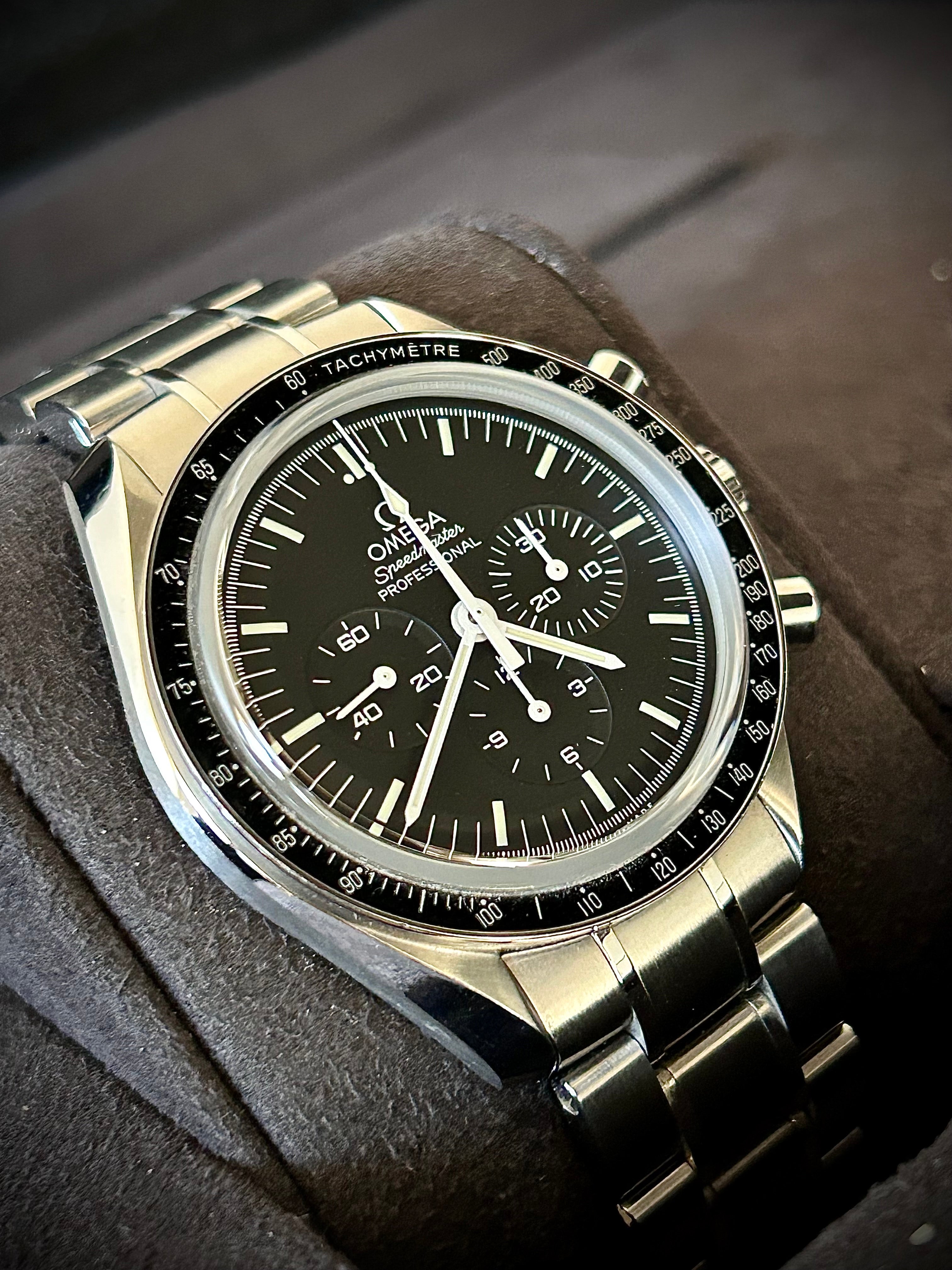 2020 OMEGA SPEEDMASTER MOONWATCH SAPPHIRE SANDWICH, BIG BOX, FULL SET, INC GST