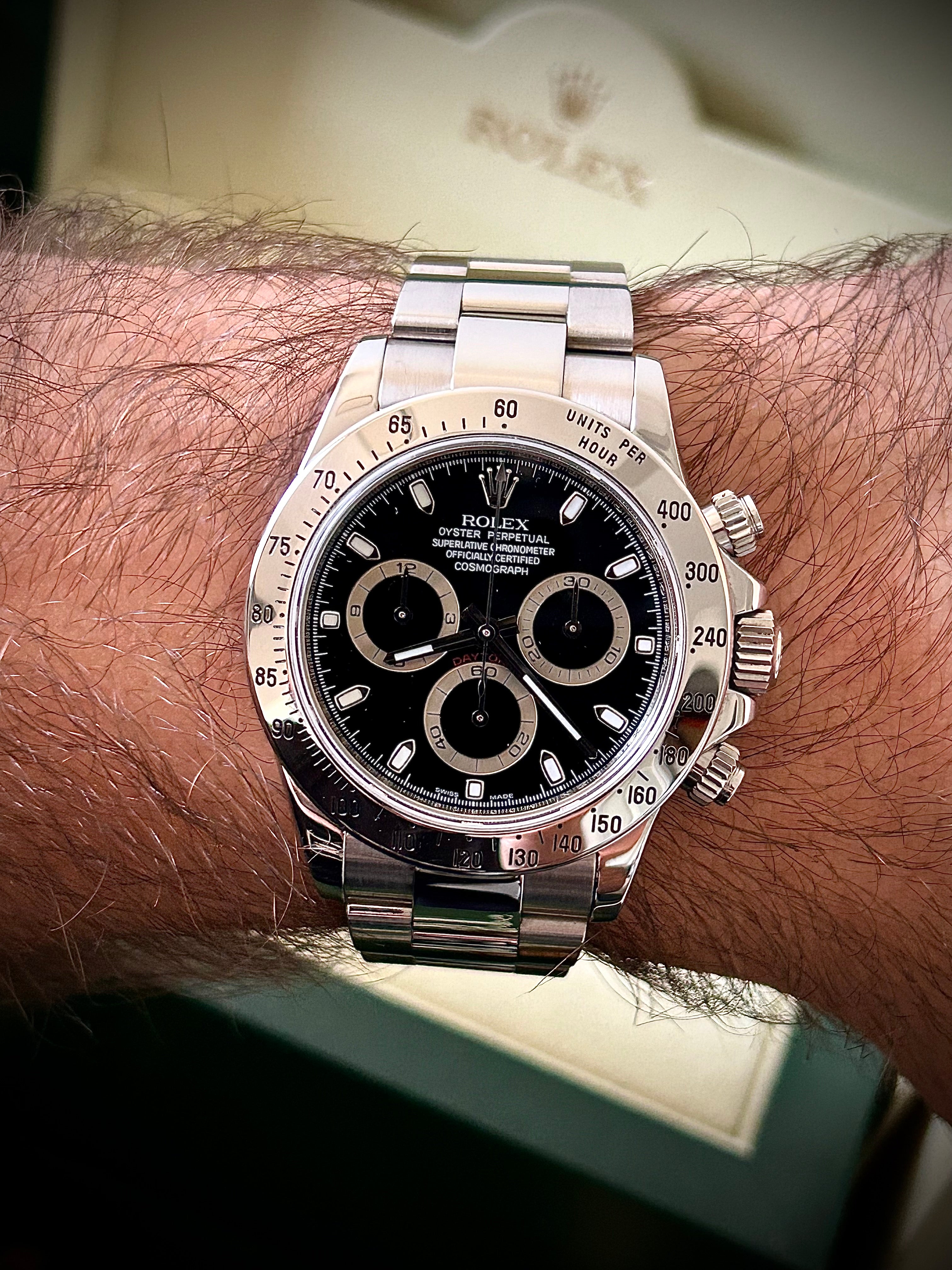 2009 ROLEX DAYTONA 116520, BOX AND PAPERS, INC GST