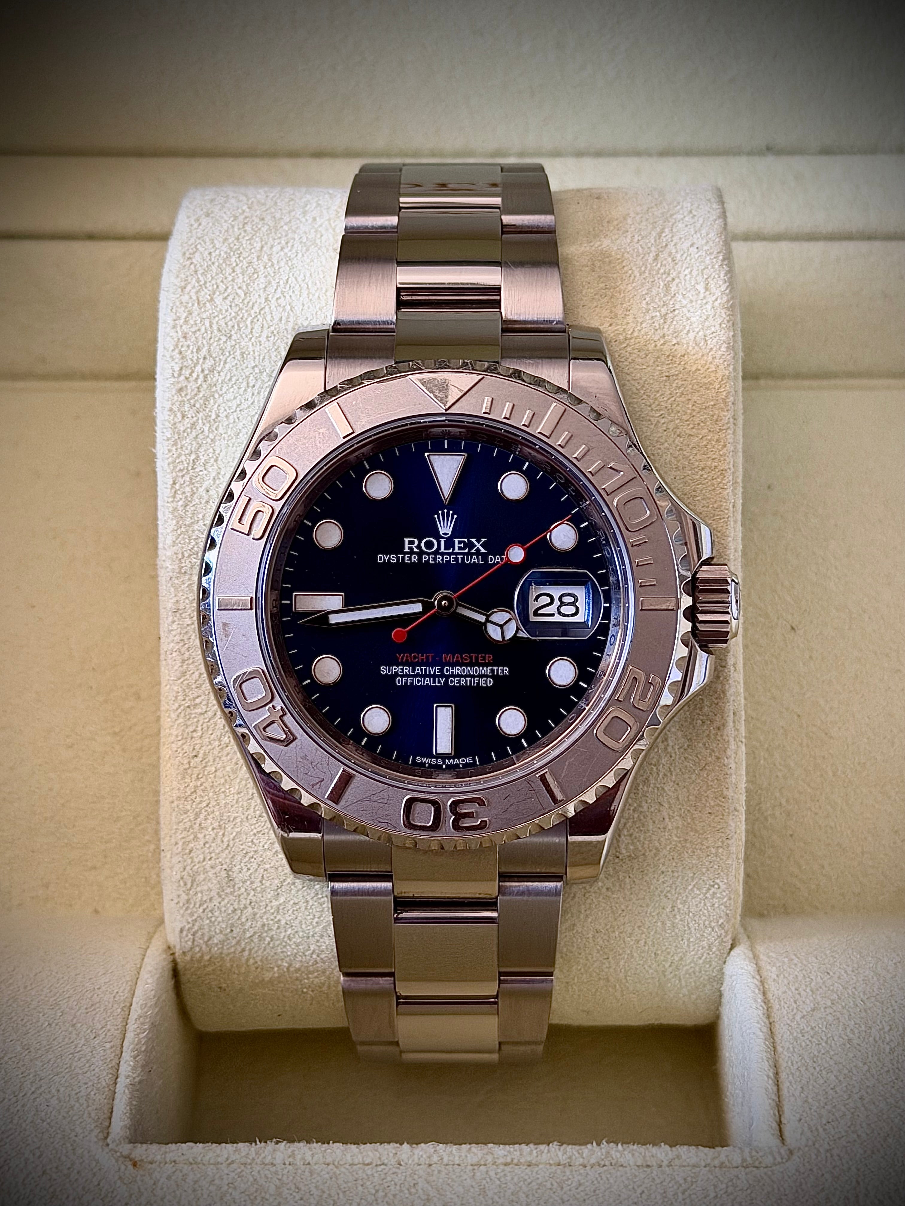 2013 ROLEX YACHT-MASTER 40, 116622, BOX AND PAPERS INC GST