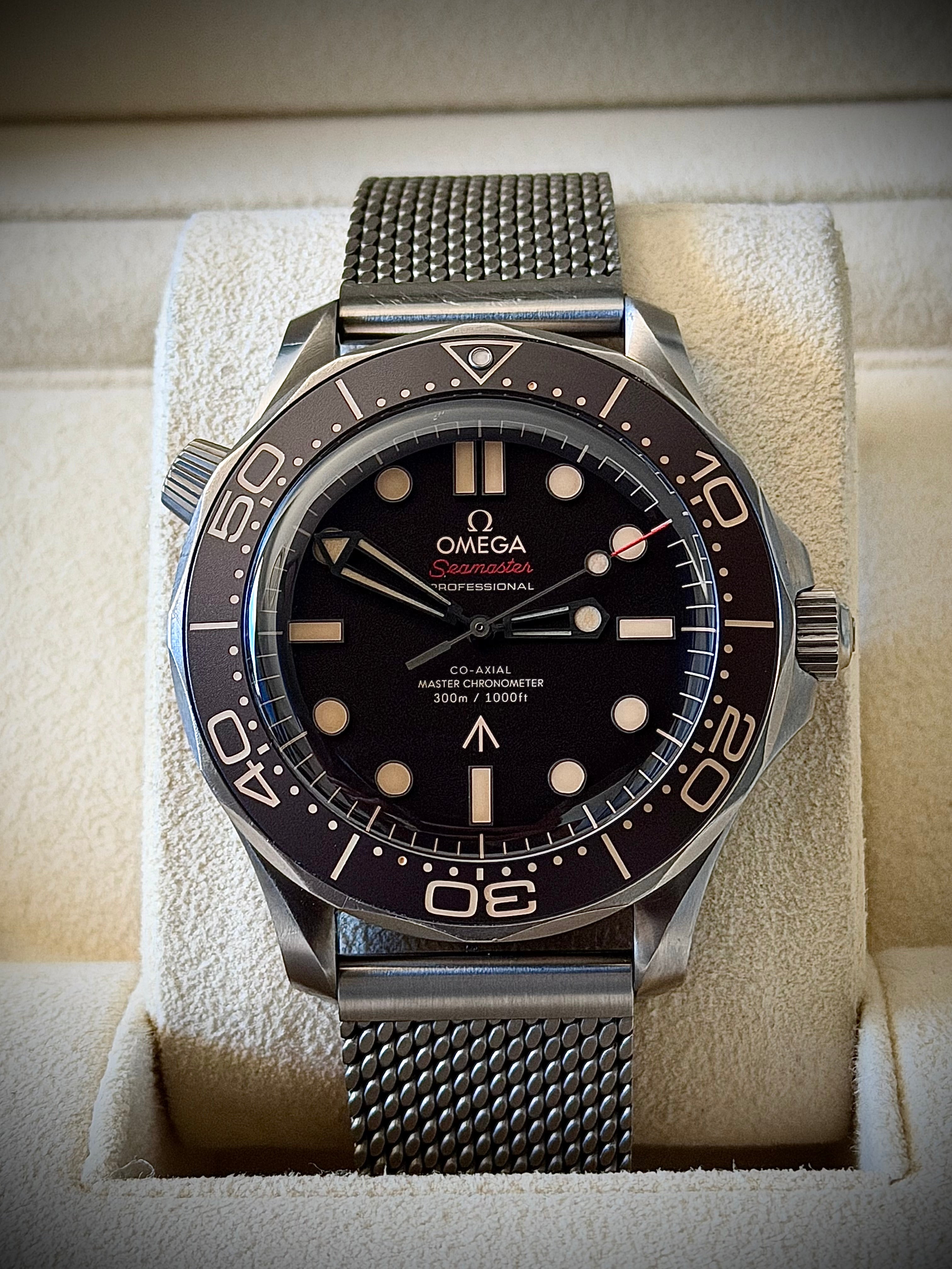 2024 OMEGA SEAMASTER 007 BOND, NO TIME TO DIE, FULL SET, INC GST
