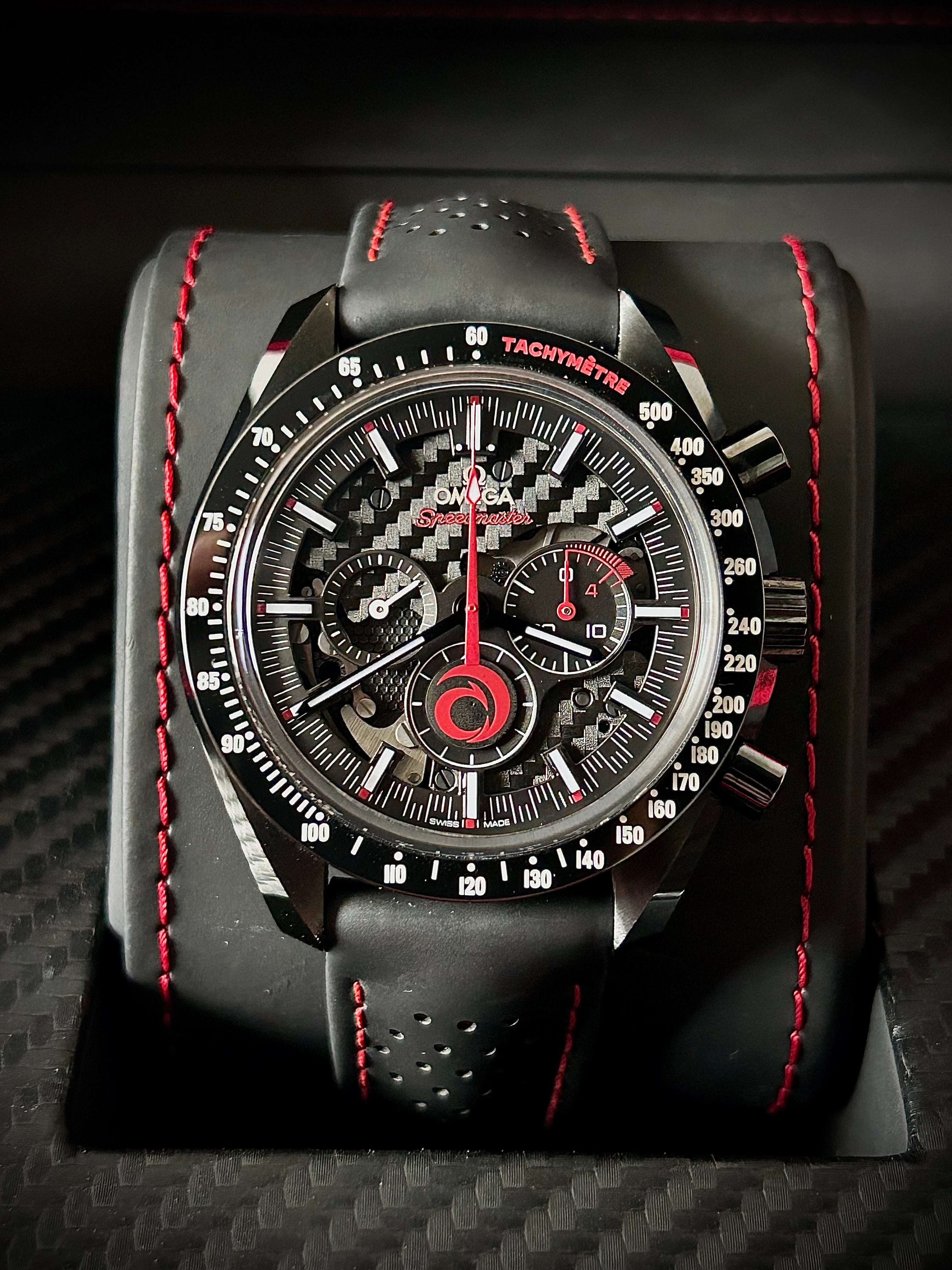 2021 OMEGA SPEEDMASTER DARK SIDE OF THE MOON, TEAM ALINGHI, FULL SET, INC GST