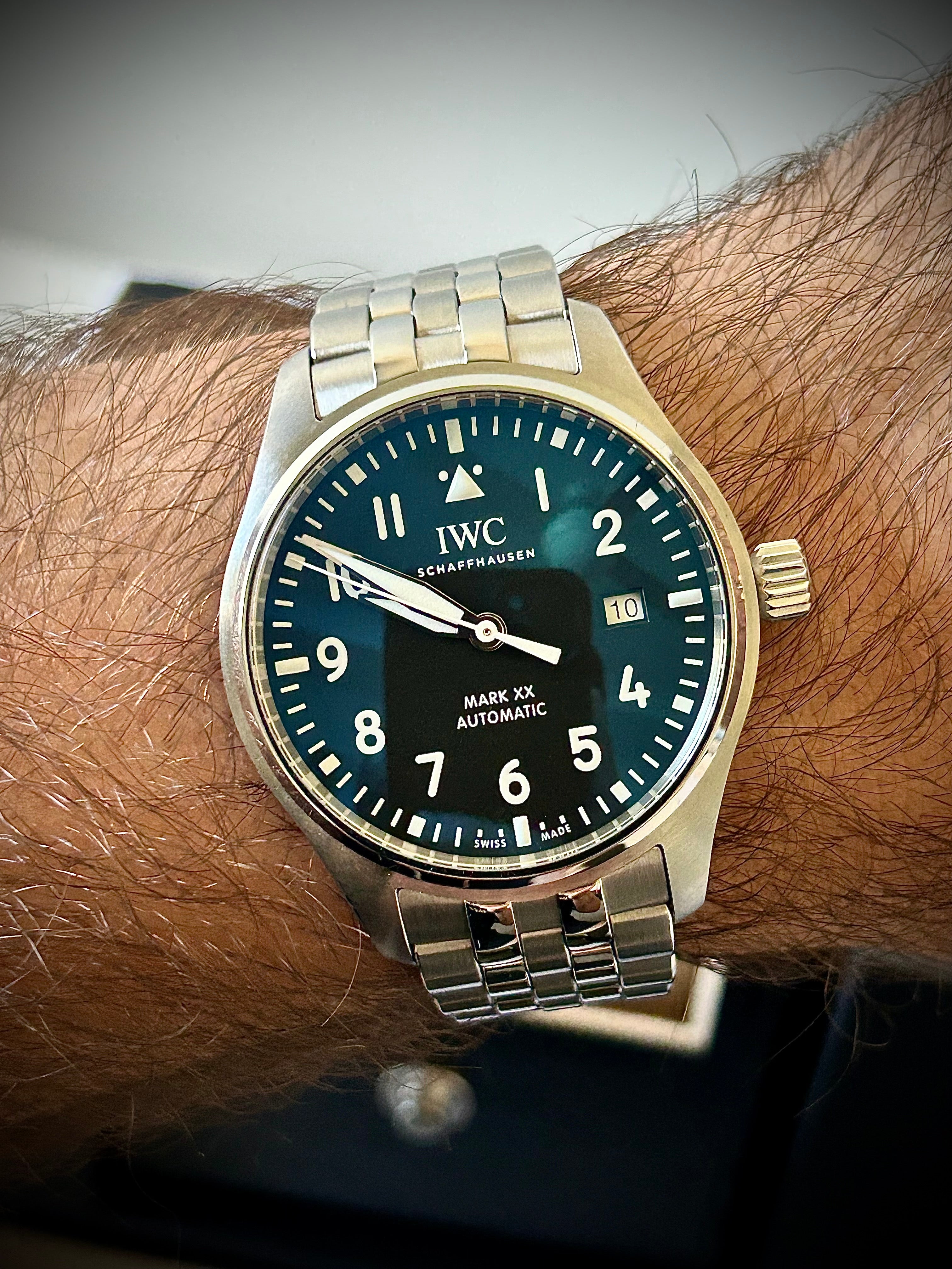 2025 IWC PILOTS WATCH MARK XX, BLACK DIAL, IW328202, FULL SET, INC GST