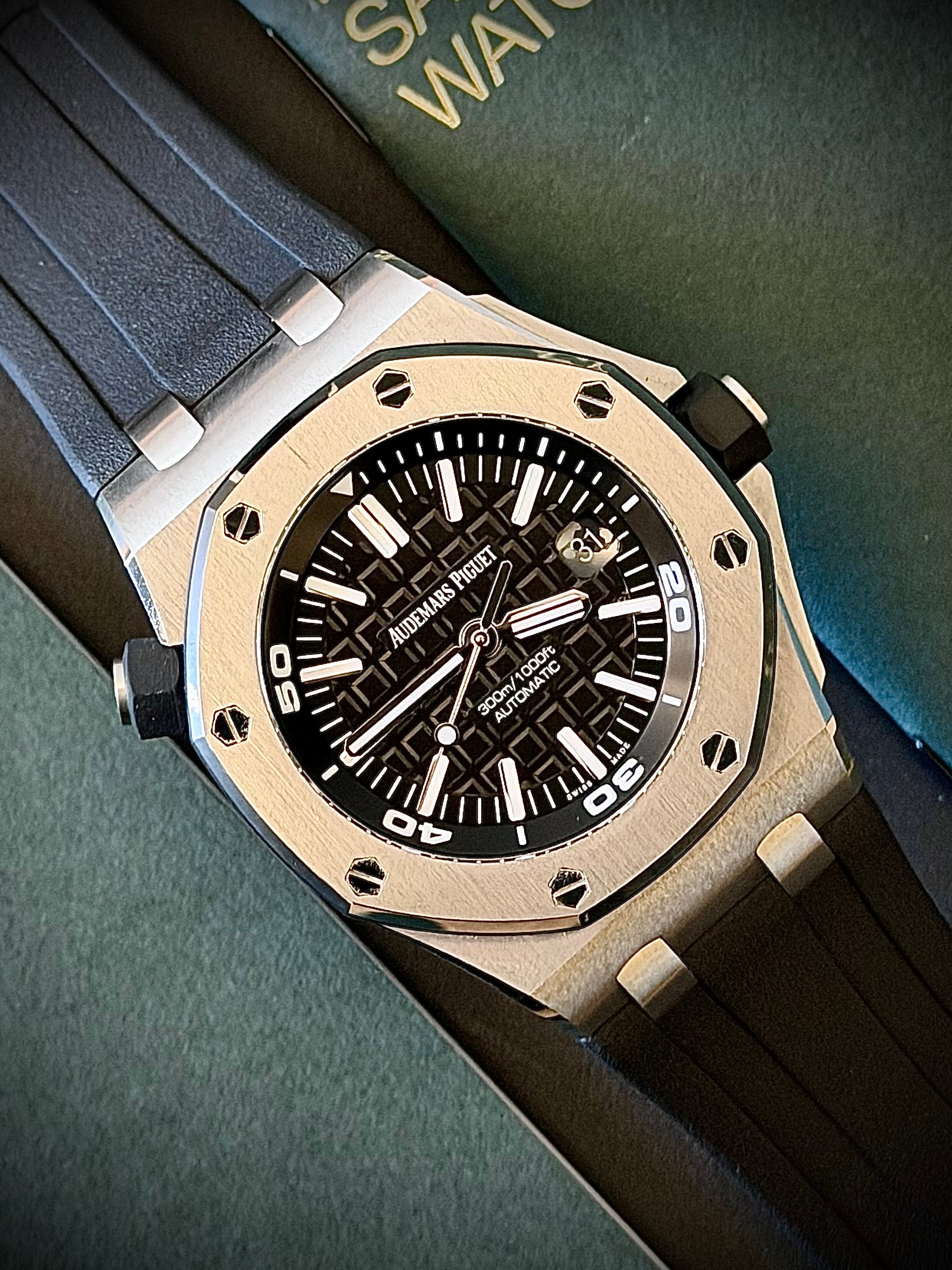 2018 AUDEMARS PIGUET ROYAL OAK OFFSHORE DIVER, FULL SET, INC GST
