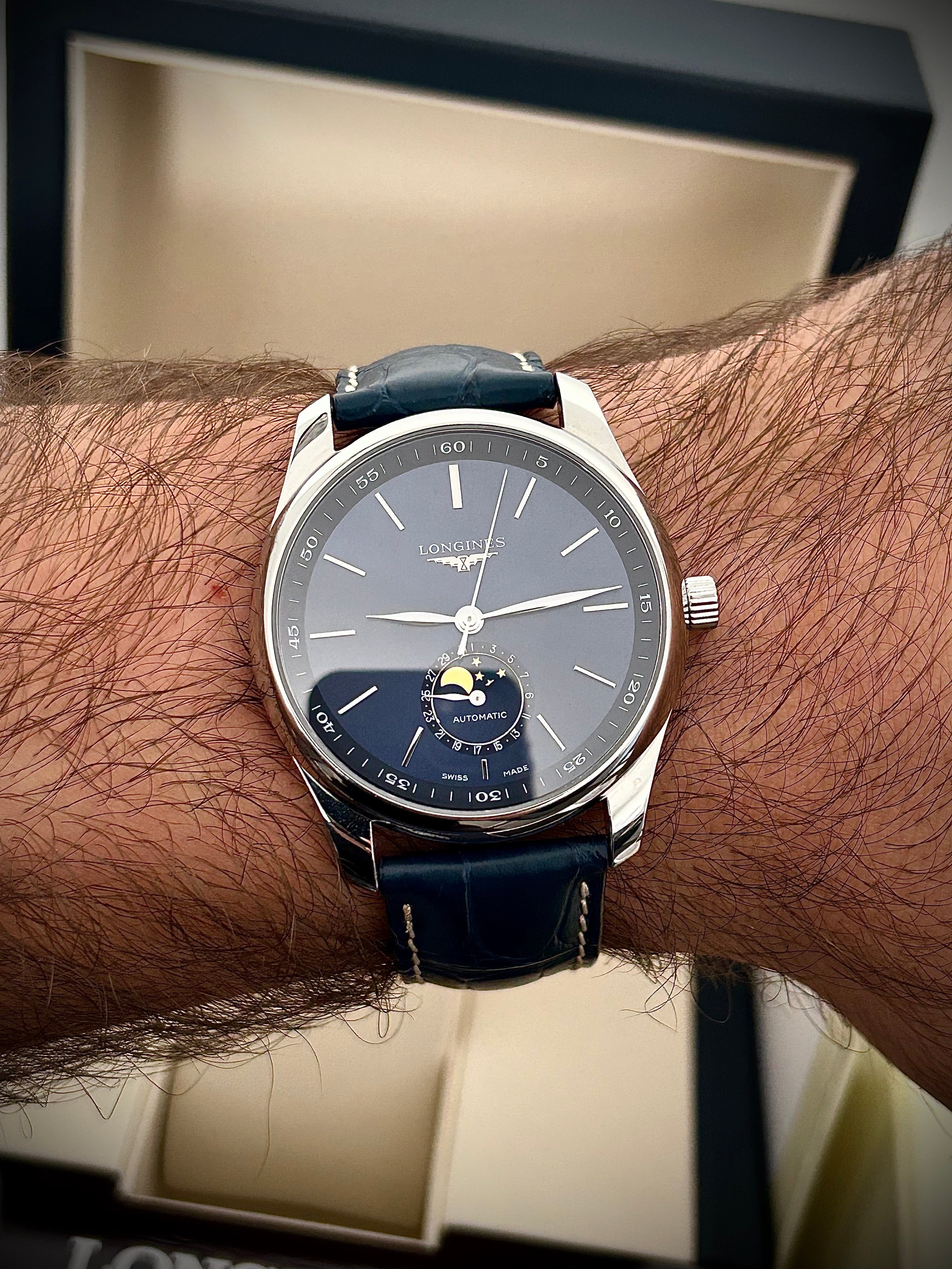 2021 LONGINES MASTER COLLECTION MOONPHASE, FULL SET, INC GST