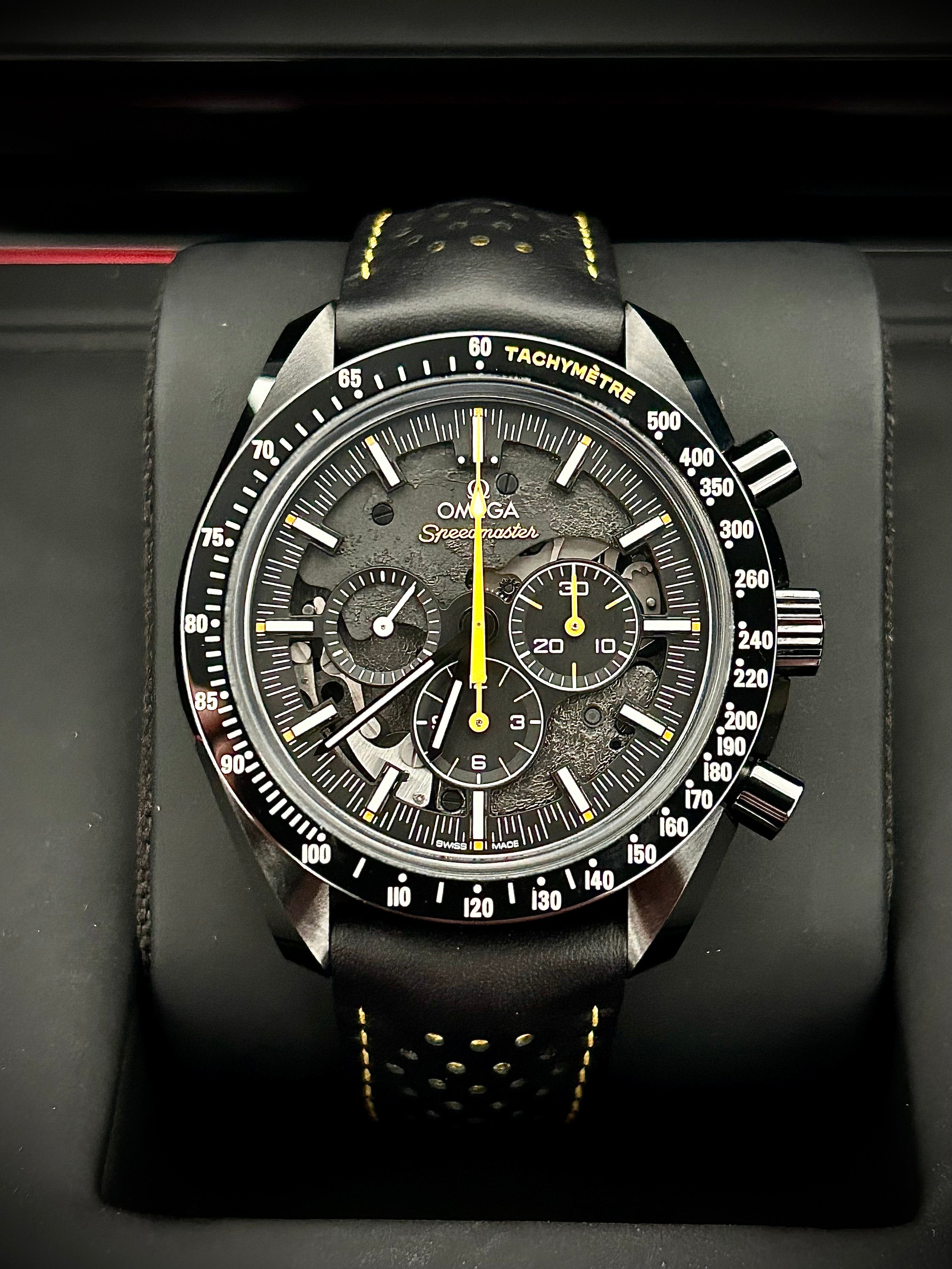 2020 OMEGA SPEEDMASTER APOLLO 8 DARK SIDE OF THE MOON, FULL SET, INC GST