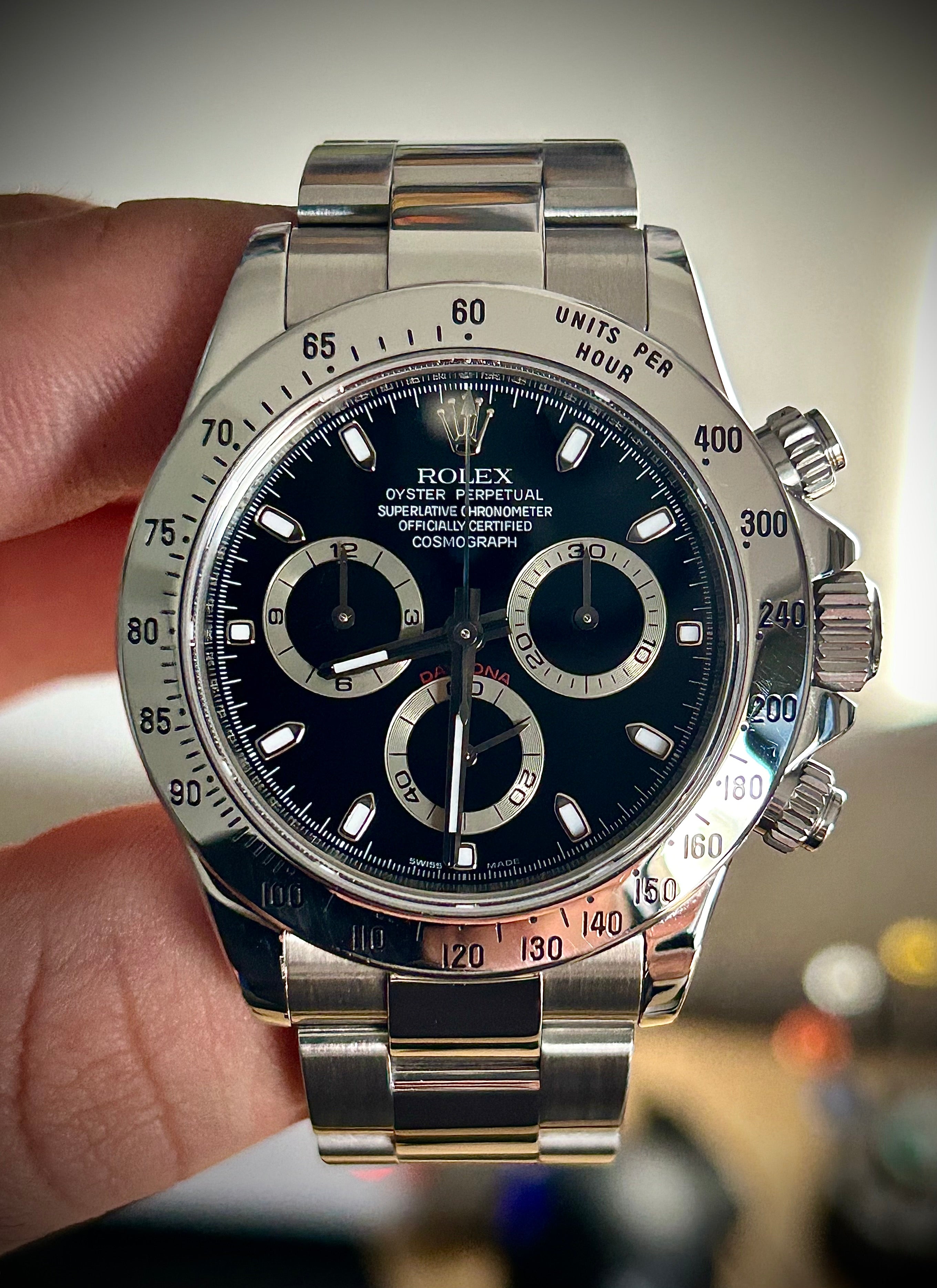 2009 ROLEX DAYTONA 116520, BOX AND PAPERS, INC GST