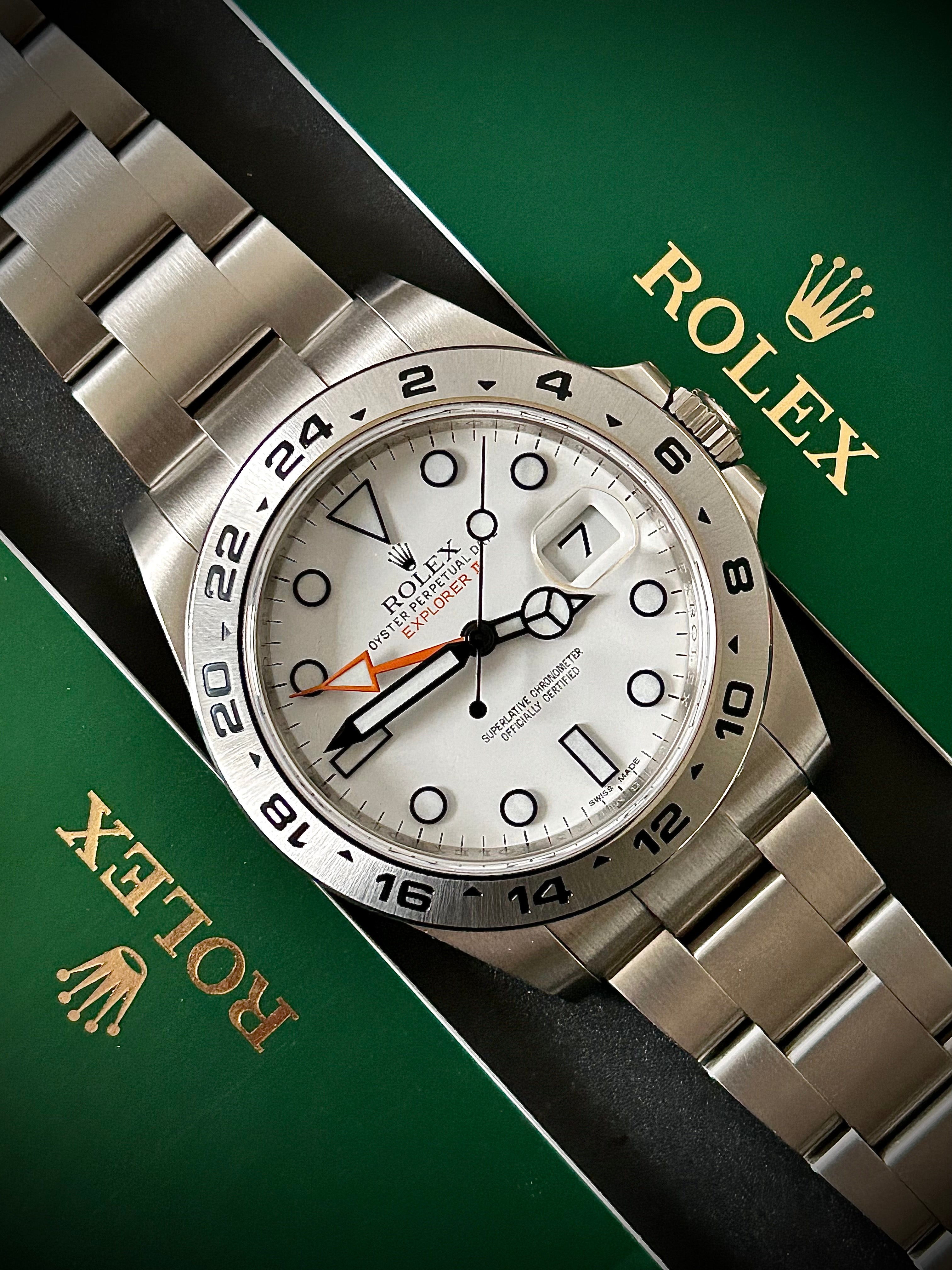 2016 ROLEX EXPLORER II, 216570, FULL SET, INC GST