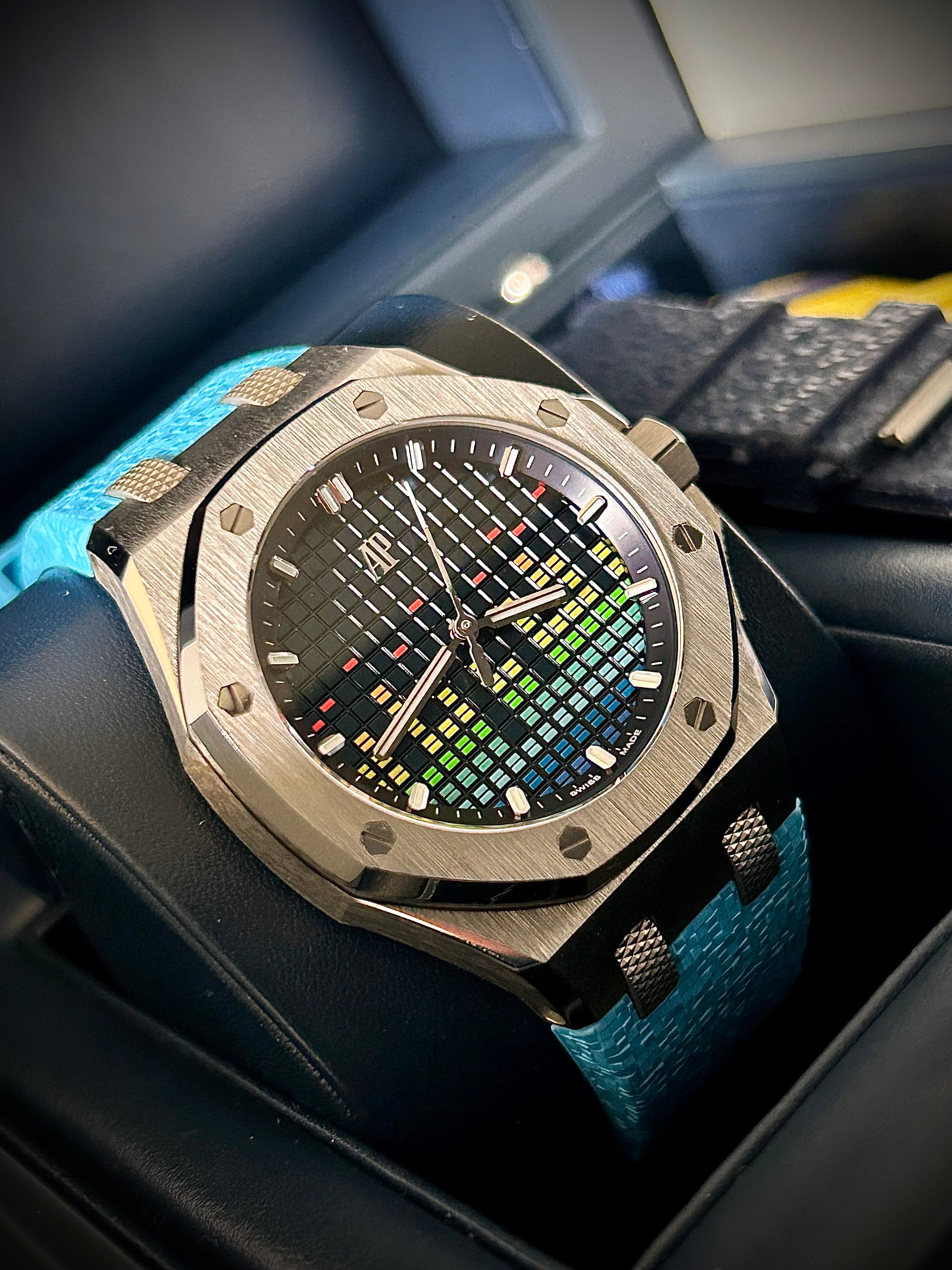 2022 AUDEMARS PIGUET ROYAL OAK OFFSHORE MUSIC EDITION, 1 OF 500, 77600TI, FULL SET, INC GST