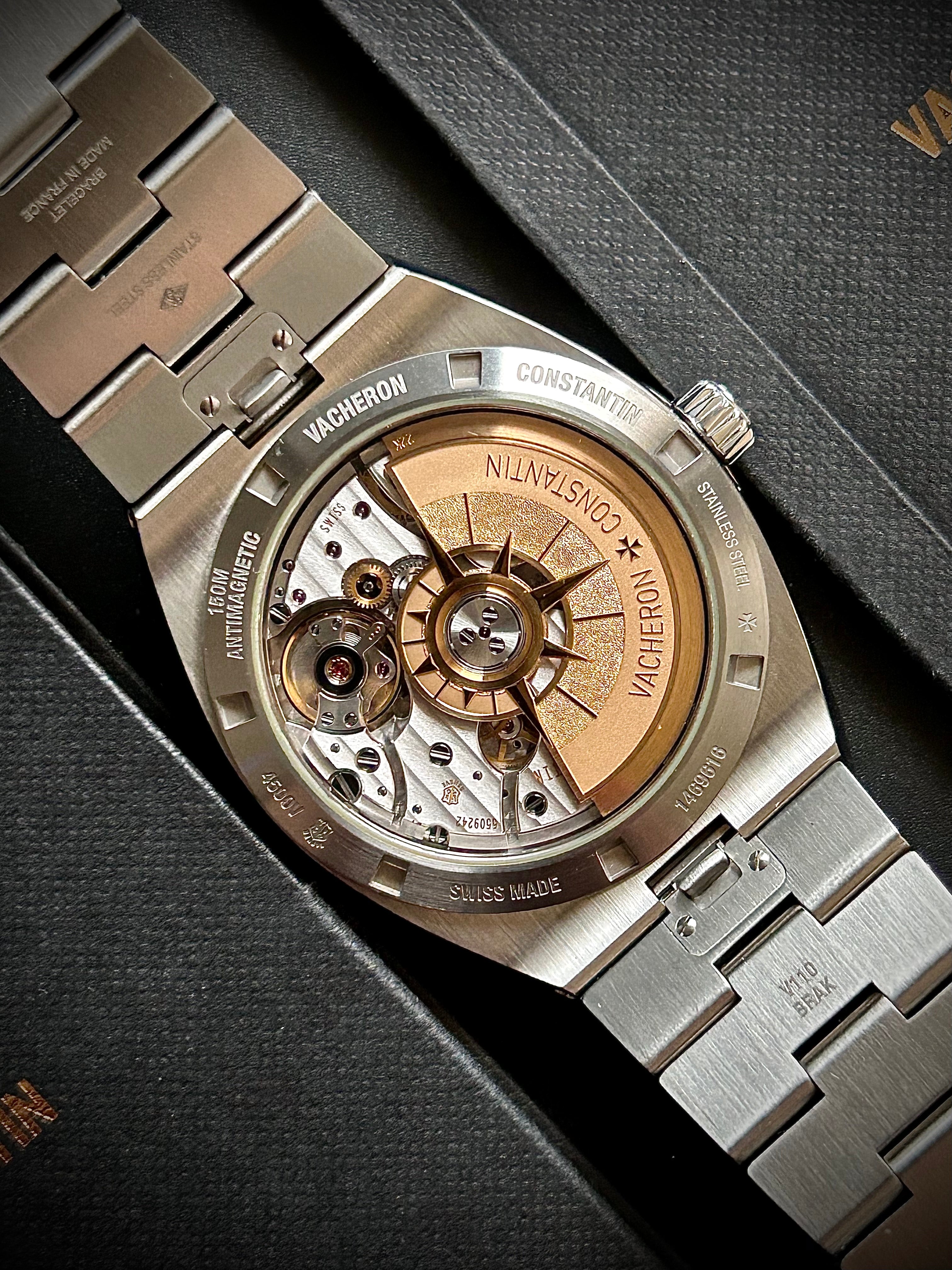 2021 VACHERON CONSTANTIN OVERSEAS, BLUE DIAL, 4500V/110A-B128, FULL SET, INC GST