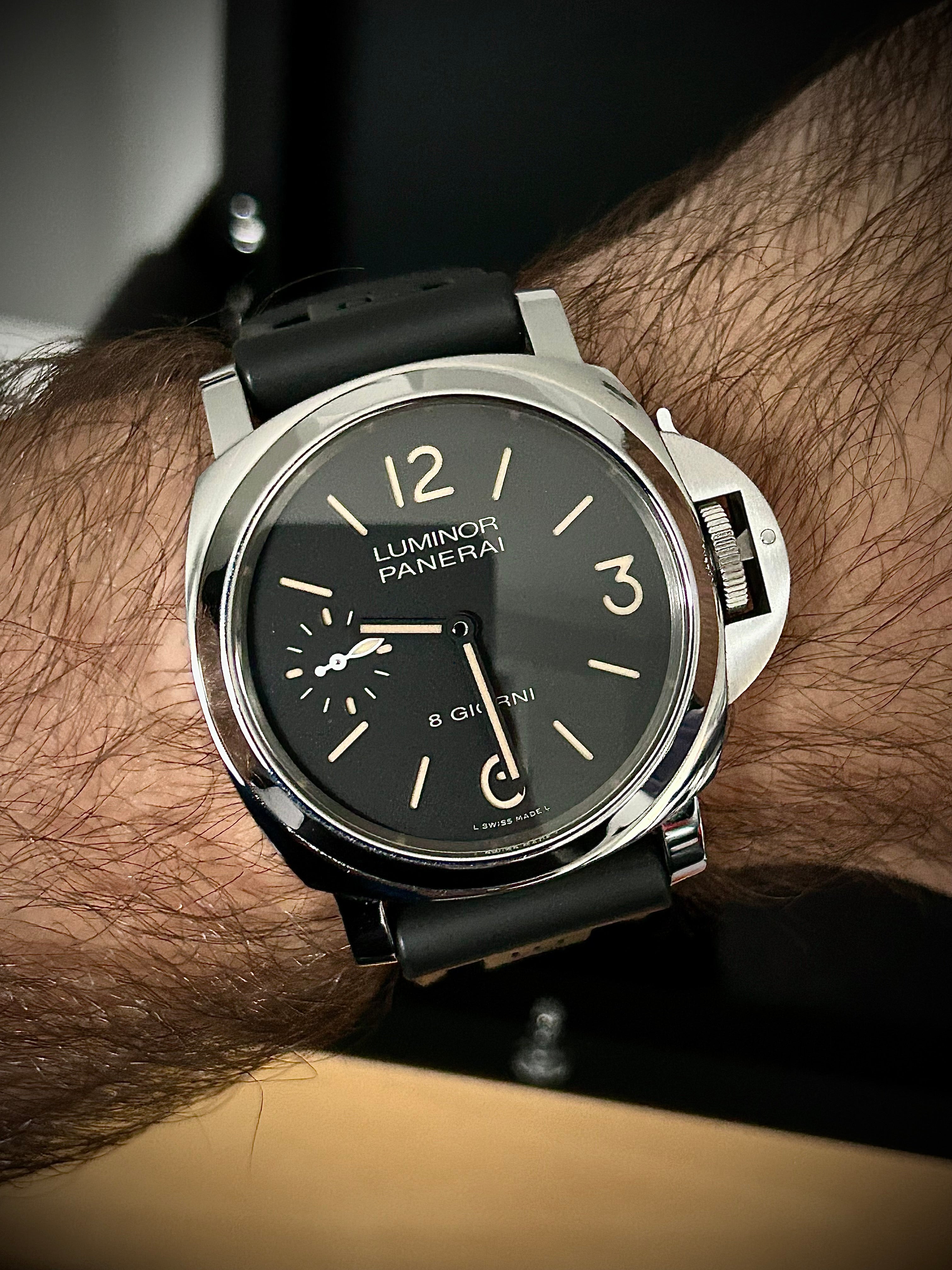 2022 PANERAI LUMINOR 8 GIORNI, PAM00915, BOX AND PAPERS, INC GST