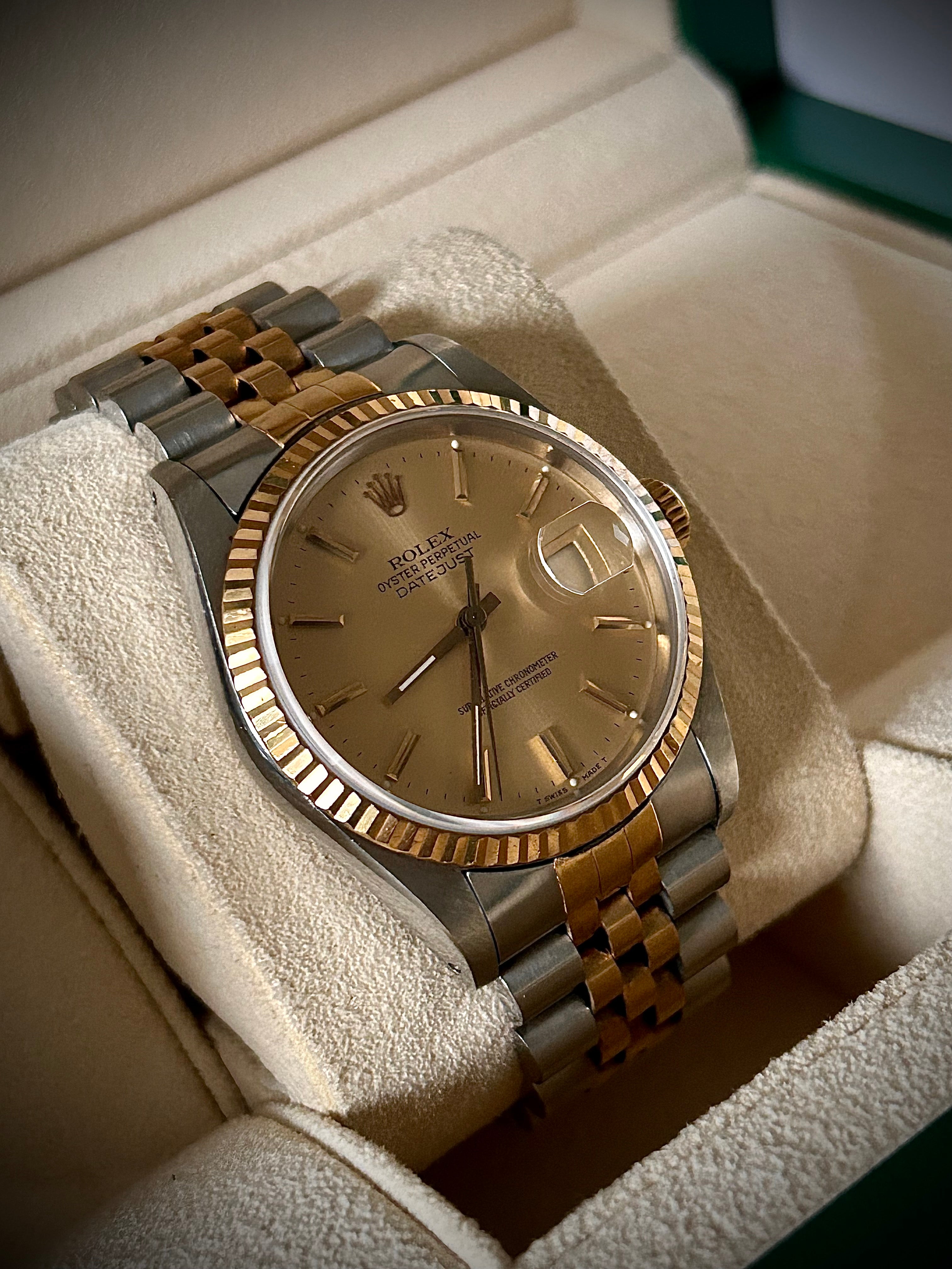 1989 ROLEX DATEJUST, 16233, WATCH ONLY, INC GST