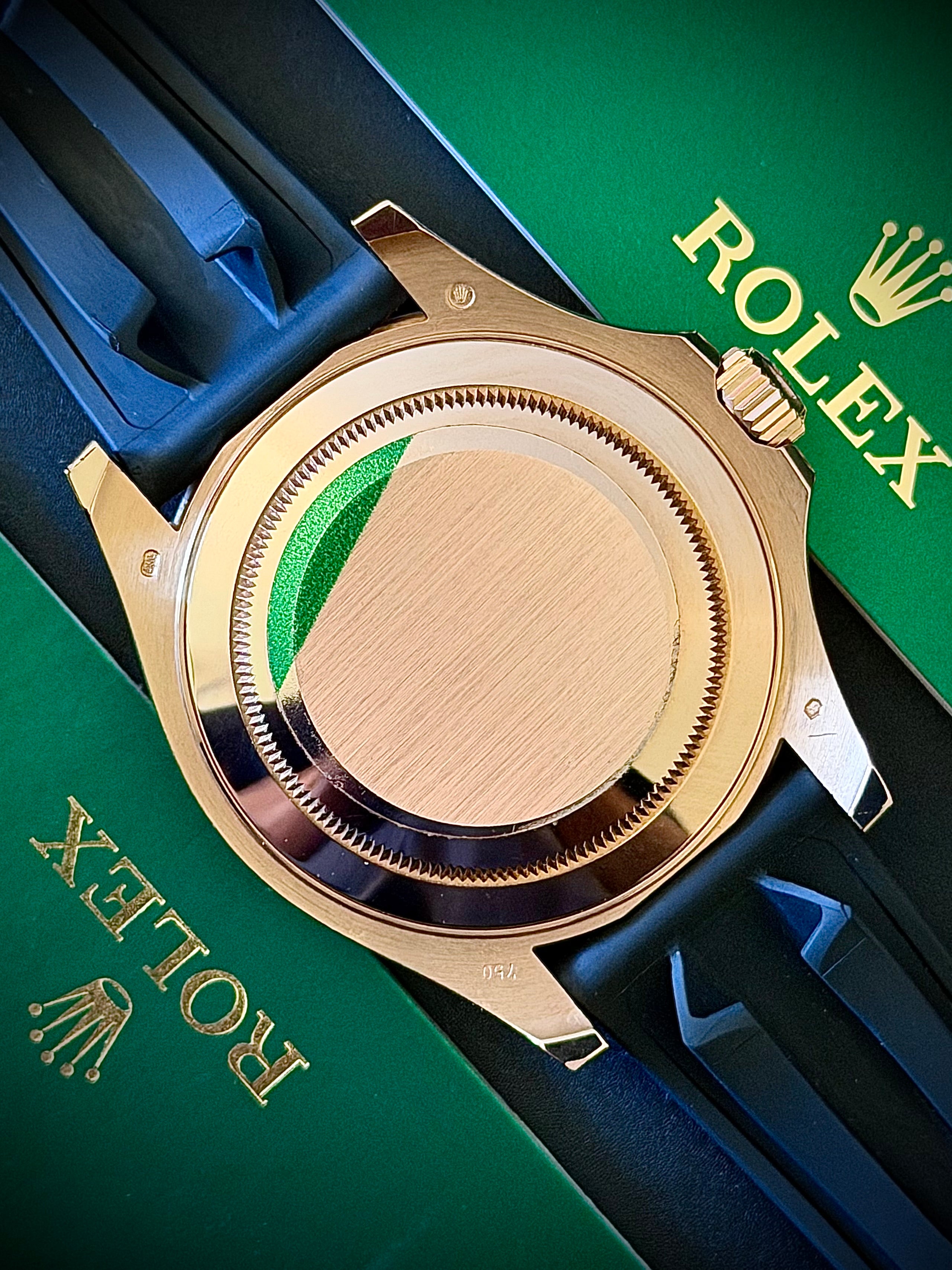 2018 ROLEX YACHT-MASTER 40, 116655, 18CT EVEROSE GOLD, FULL SET, INC GST