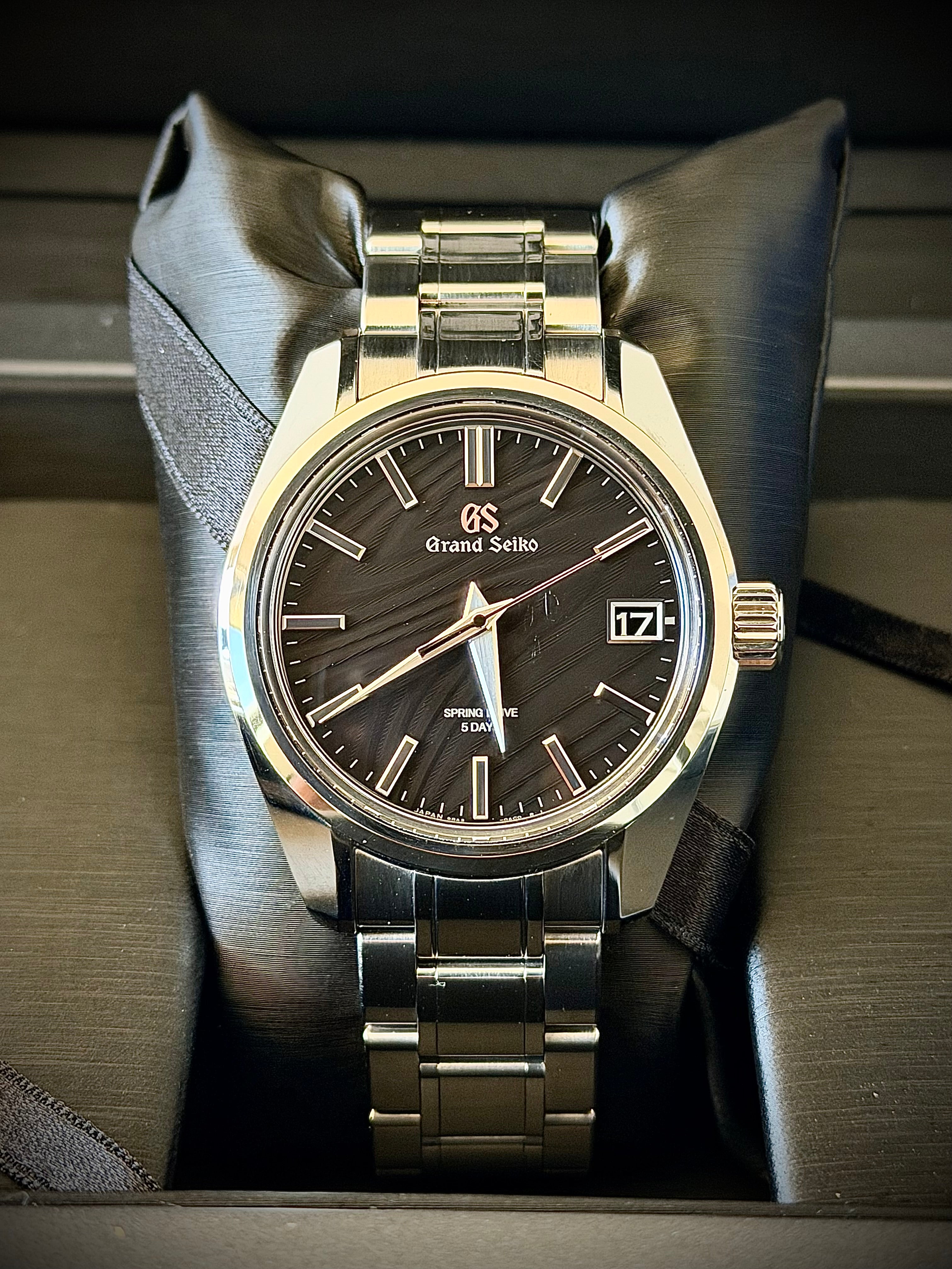 2022 GRAND SEIKO 55TH ANNIVERSARY LIMITED EDITION SPRING DRIVE, SLGA013G,(296/550), FULL SET, INC GST