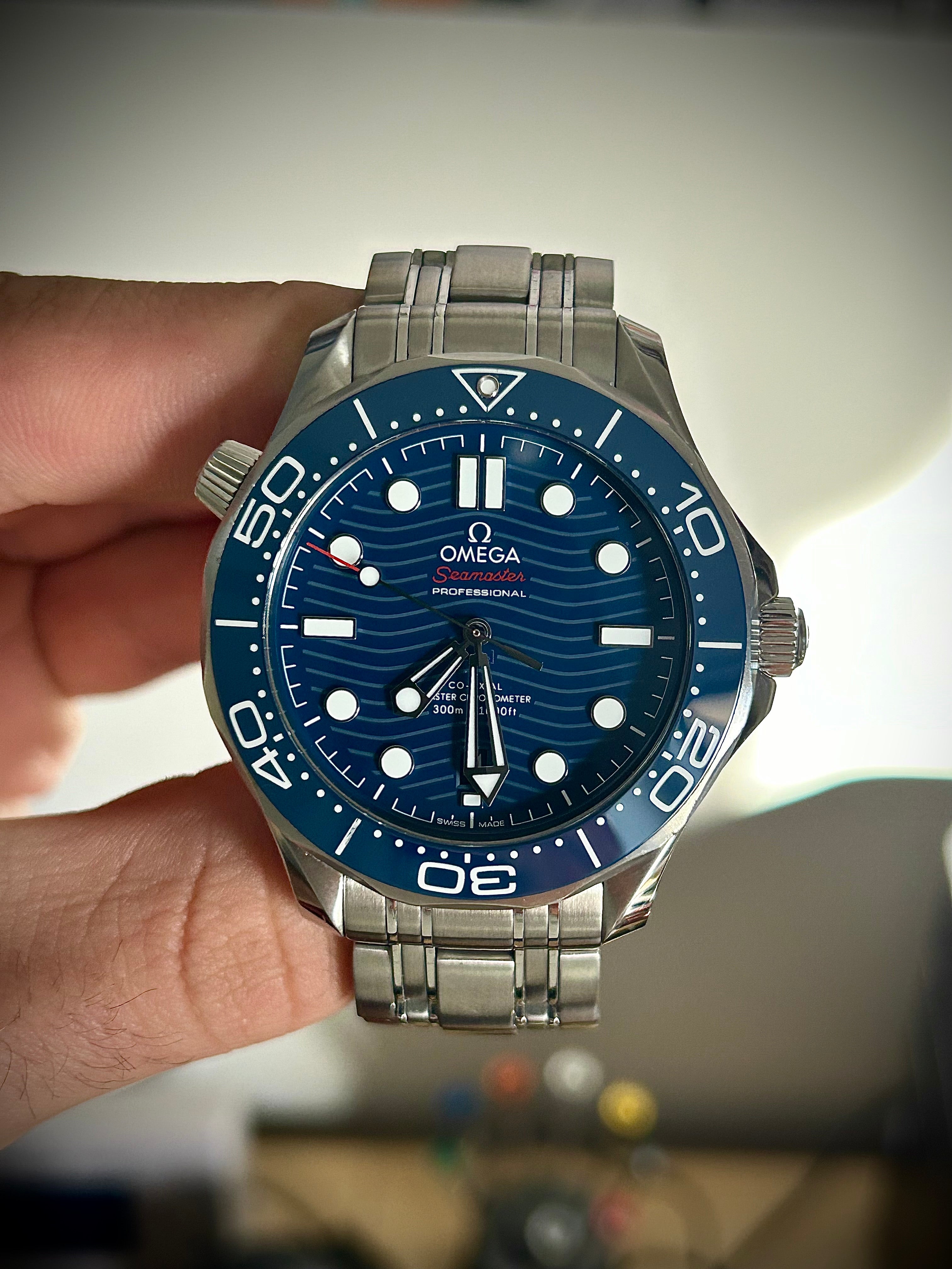 2021 OMEGA SEAMASTER 300, FULL SET, INC GST