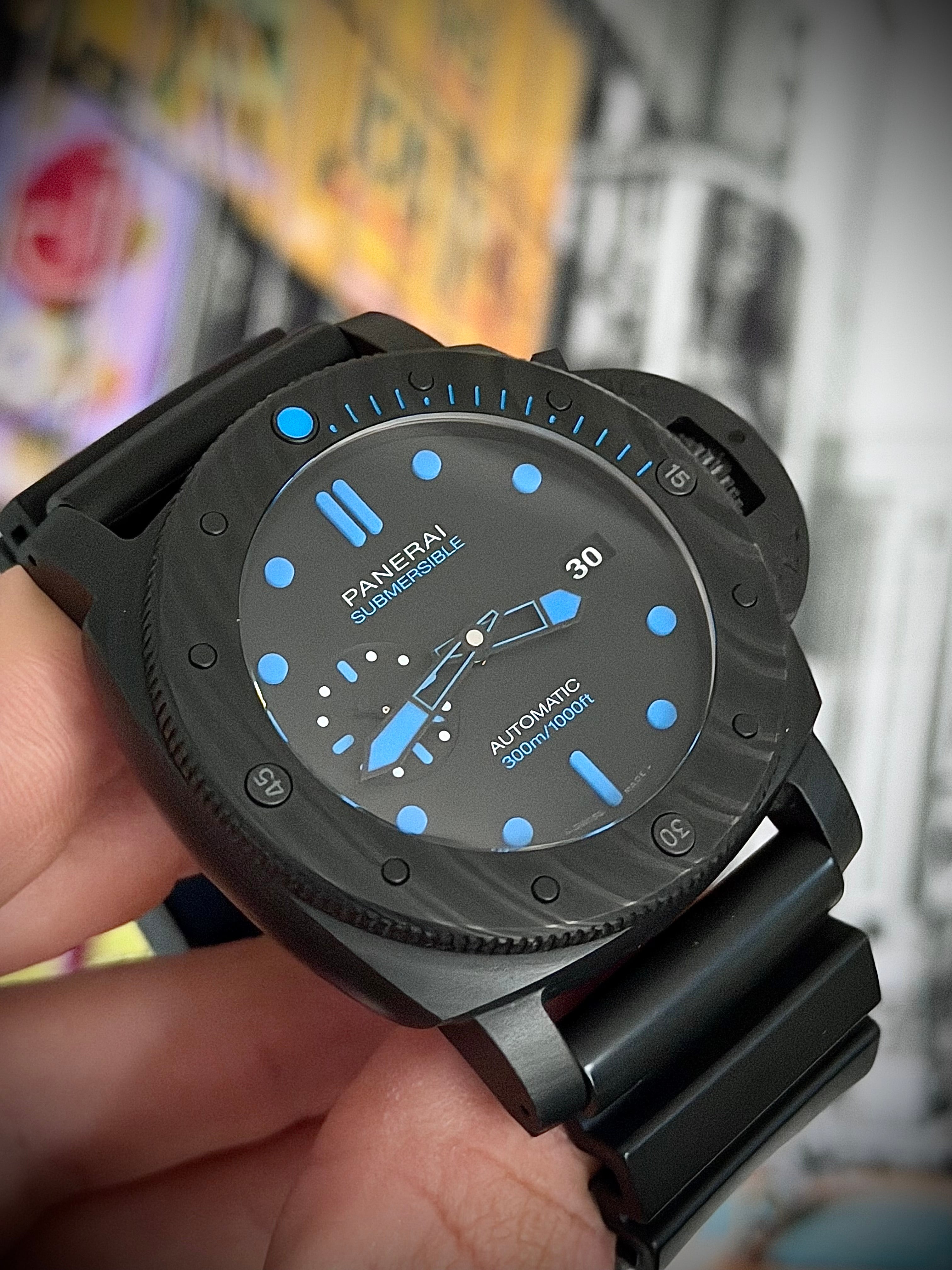 2020 PANERAI SUBMERSIBLE CARBOTECH 47MM, PAM01616, FULL SET, INC GST